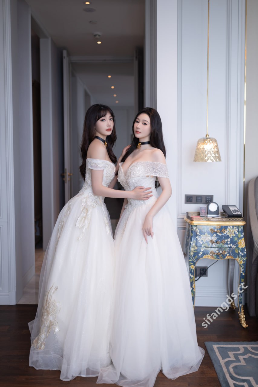 Là Tiểu Đậu Đậu & Lục Huyên Huyên - Mỹ nhân tuyệt trần Sự tương phản dưới váy cưới 100P1V