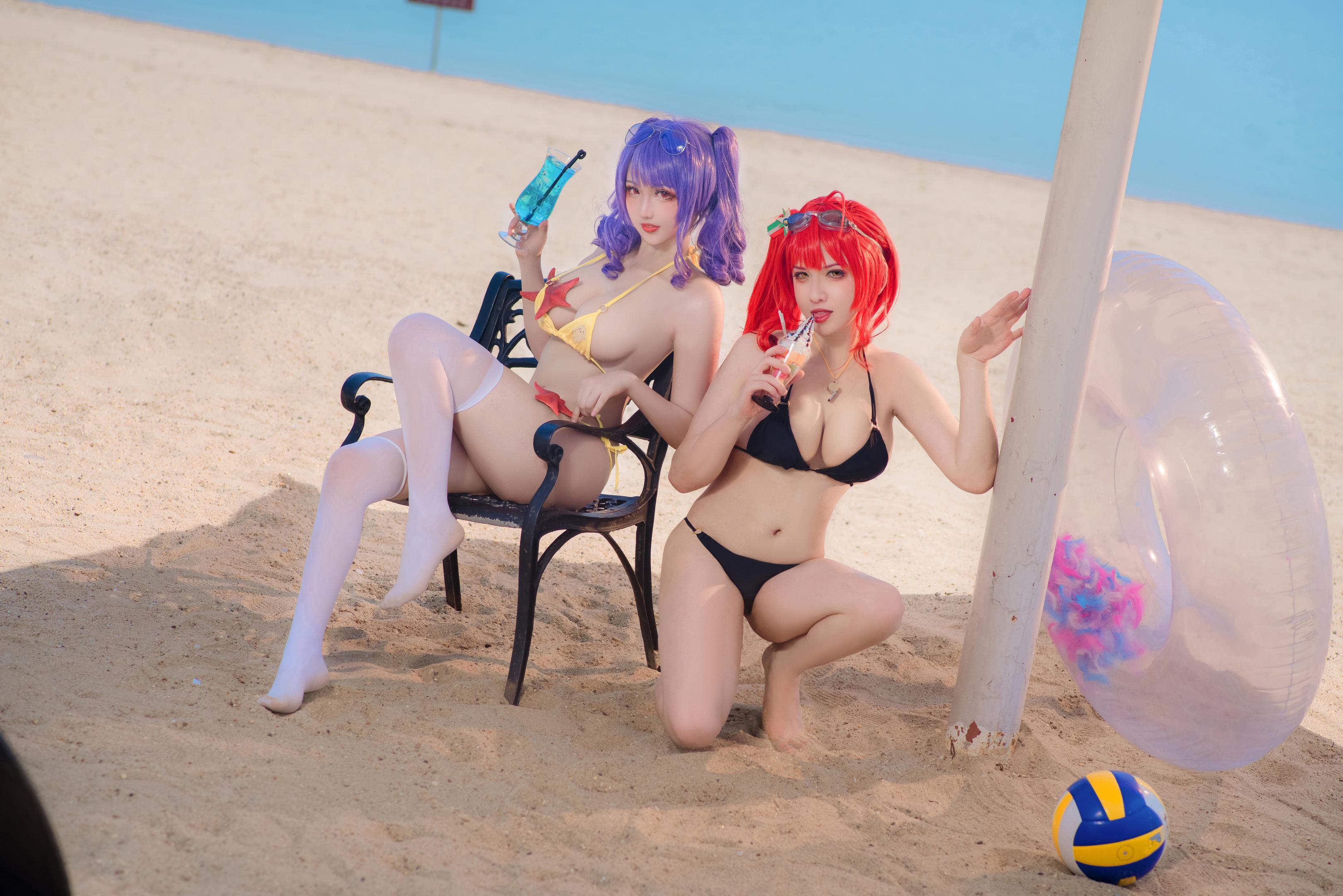 Tattoo Poi & Jun Jun Zi - Beach Volleyball 40P