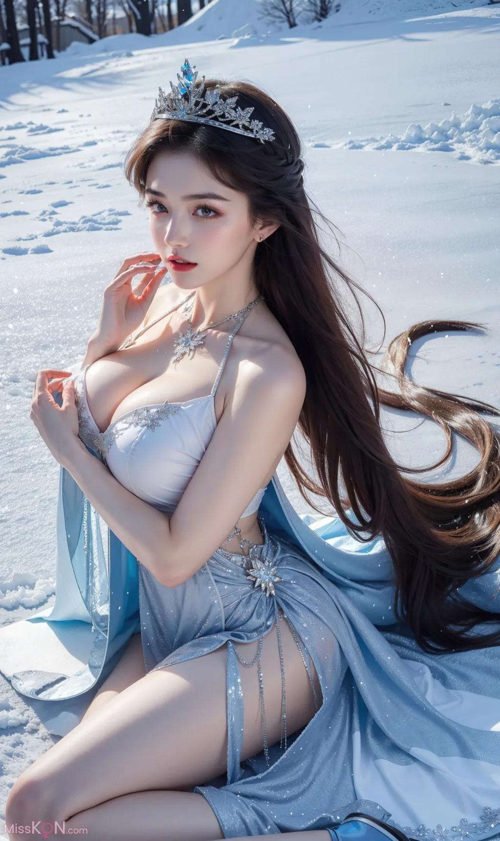 AI 生成] 冰霜公主+冰雪少女【墨跡】 (207 張照片)