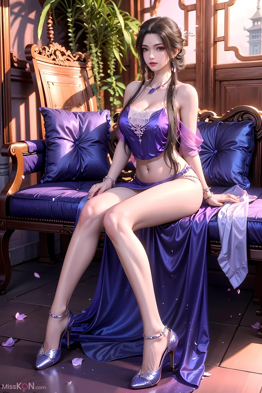 สร้างโดย AI] คูซาน: โชว์เหนียนไบ้หมา-ฟงฉิวหยู (76 ภาพ)