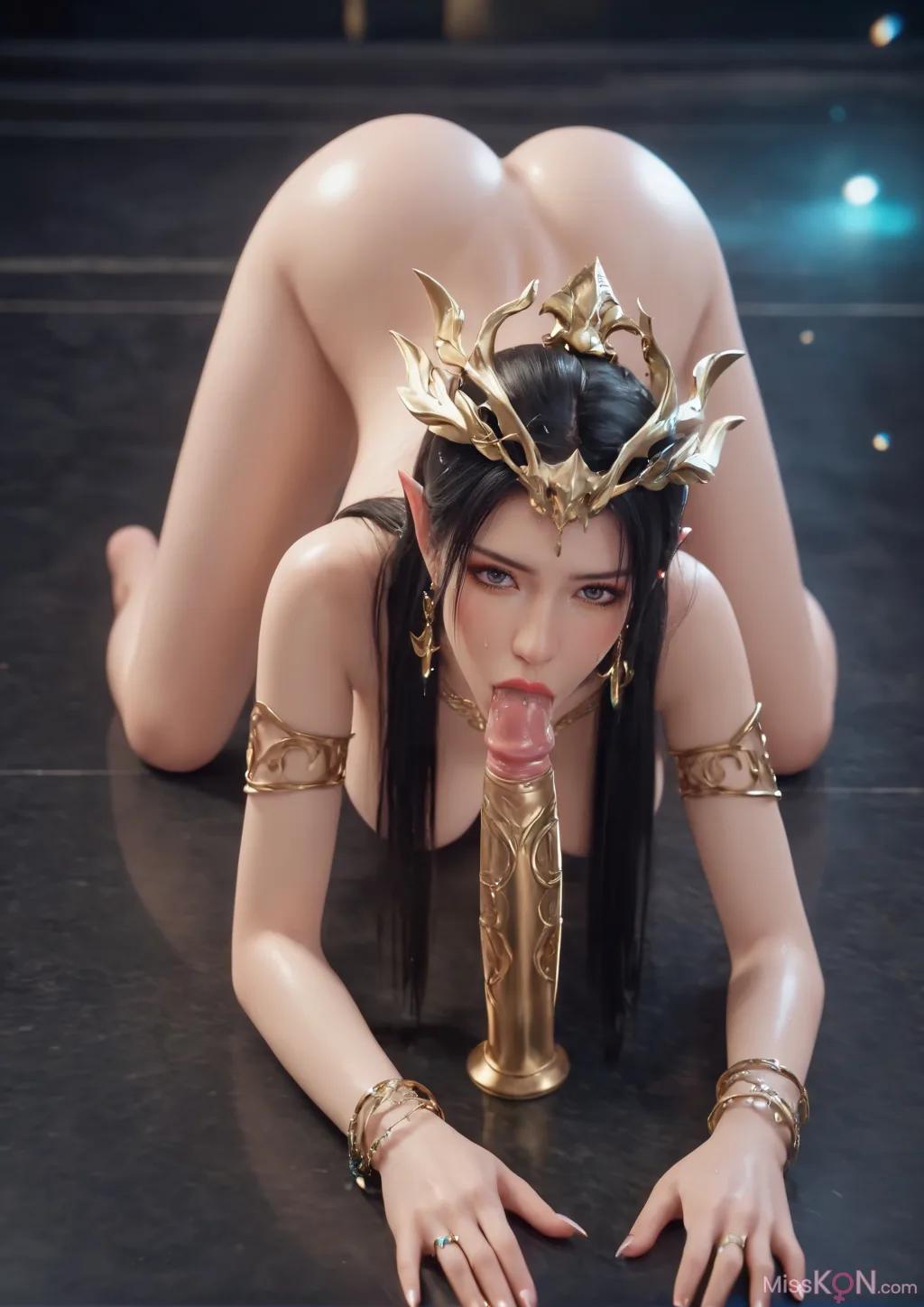 AI Generated] 斗破蒼穹-美杜莎【墨跡】 (301 張照片)