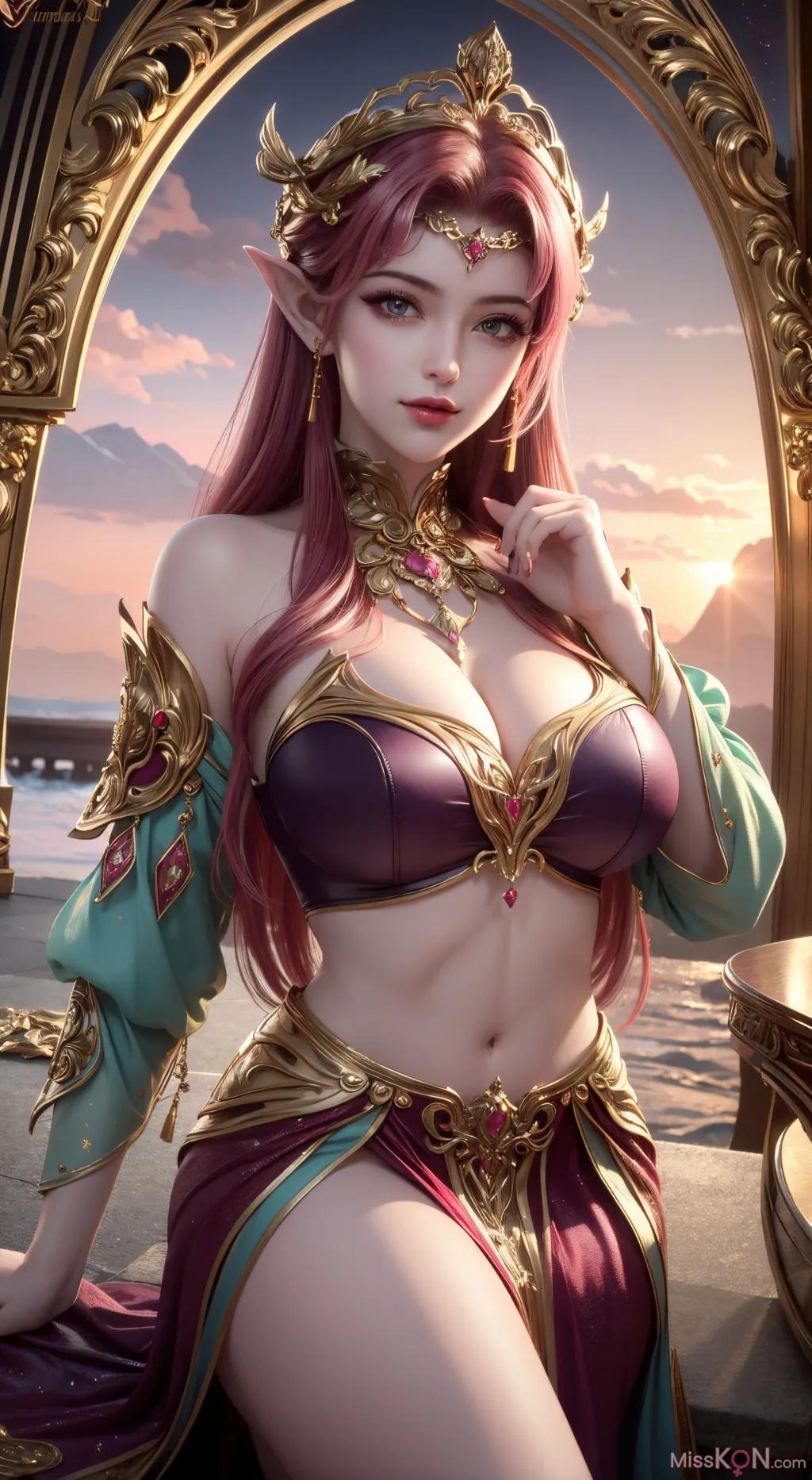 [AI Generated] 百炼成神-剑灵妖夜【墨迹】 (150 photos)