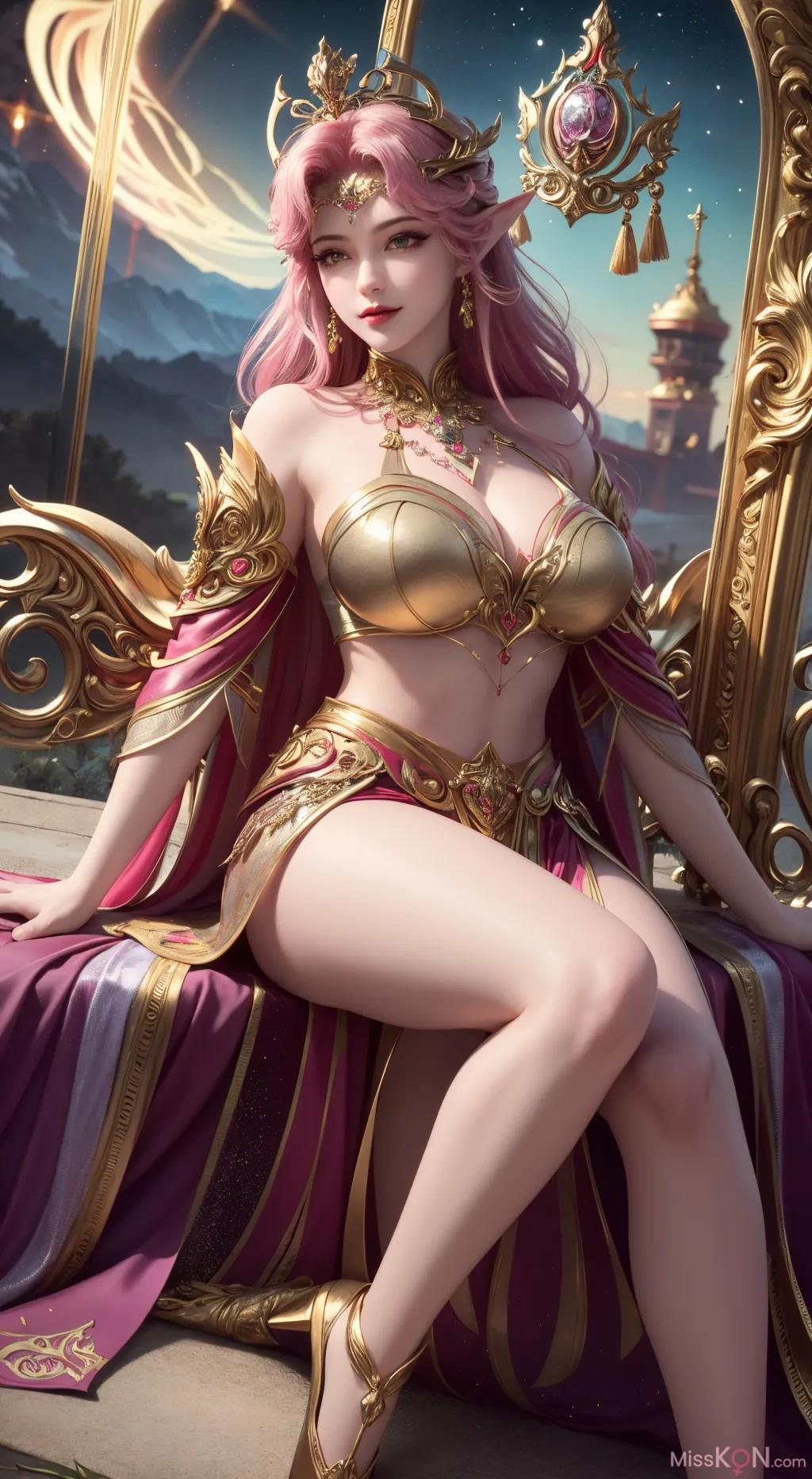 [AI Generated] 百炼成神-剑灵妖夜【墨迹】 (150 photos)
