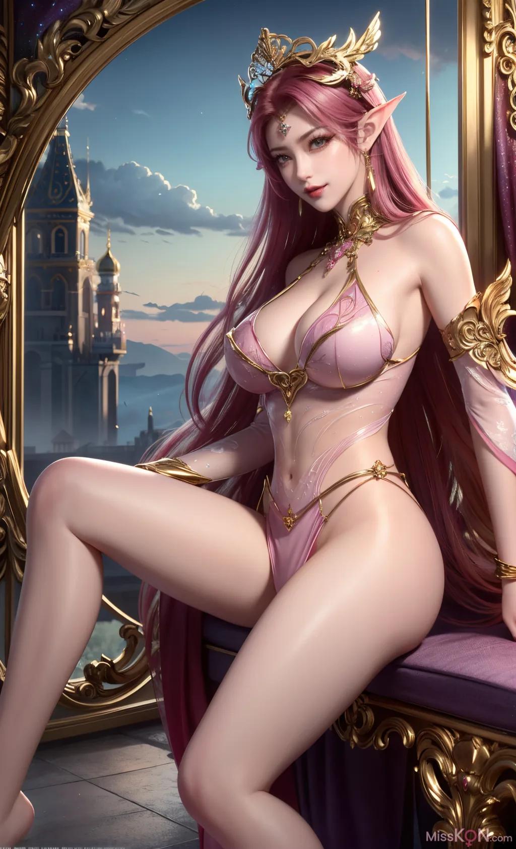 [AI Generated] 百炼成神-剑灵妖夜【墨迹】 (150 photos)