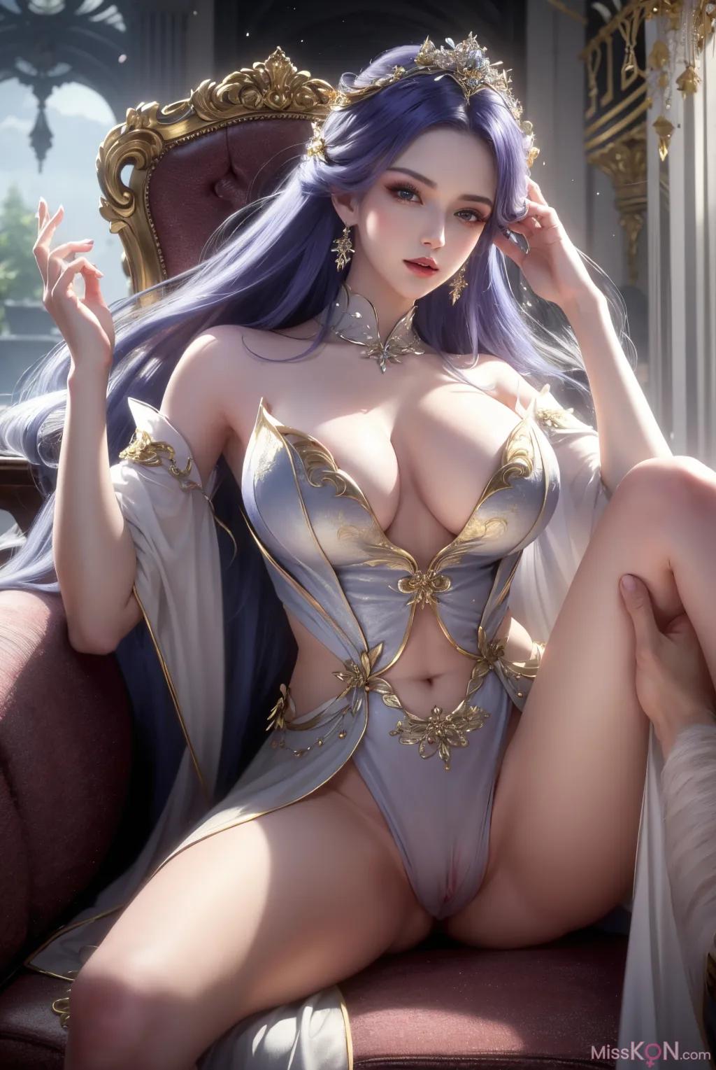 AI Generated] Bai Lian Cheng Shen - Tian Qiong [Mo Ji] (170 photos)