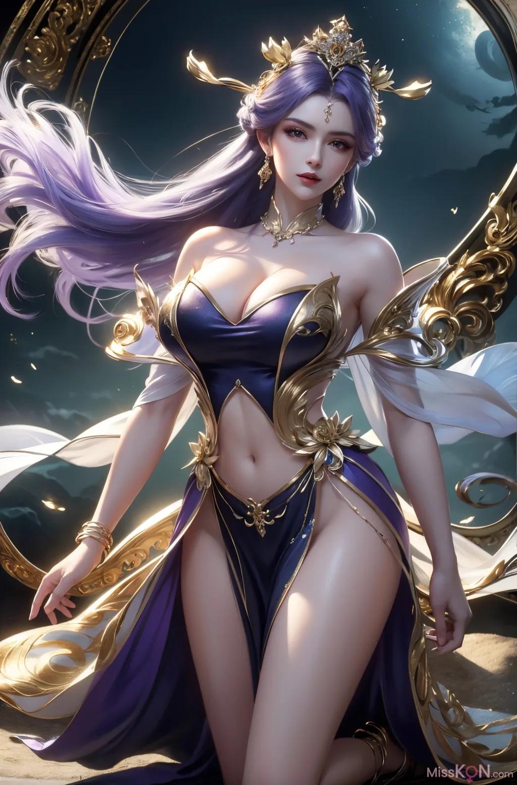 AI Generated] Bai Lian Cheng Shen - Tian Qiong [Mo Ji] (170 photos)