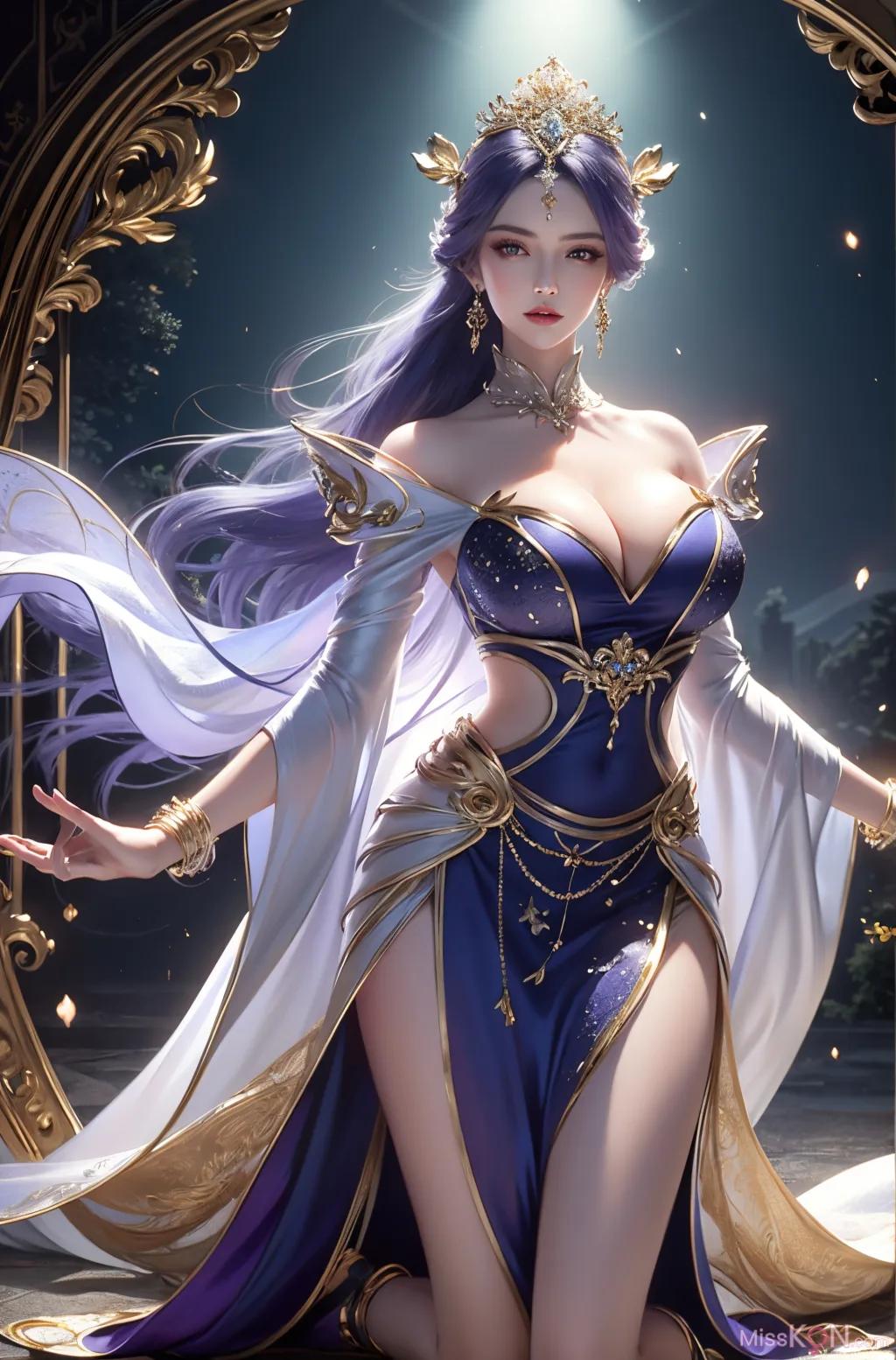 AI Generated] Bai Lian Cheng Shen - Tian Qiong [Mo Ji] (170 photos)