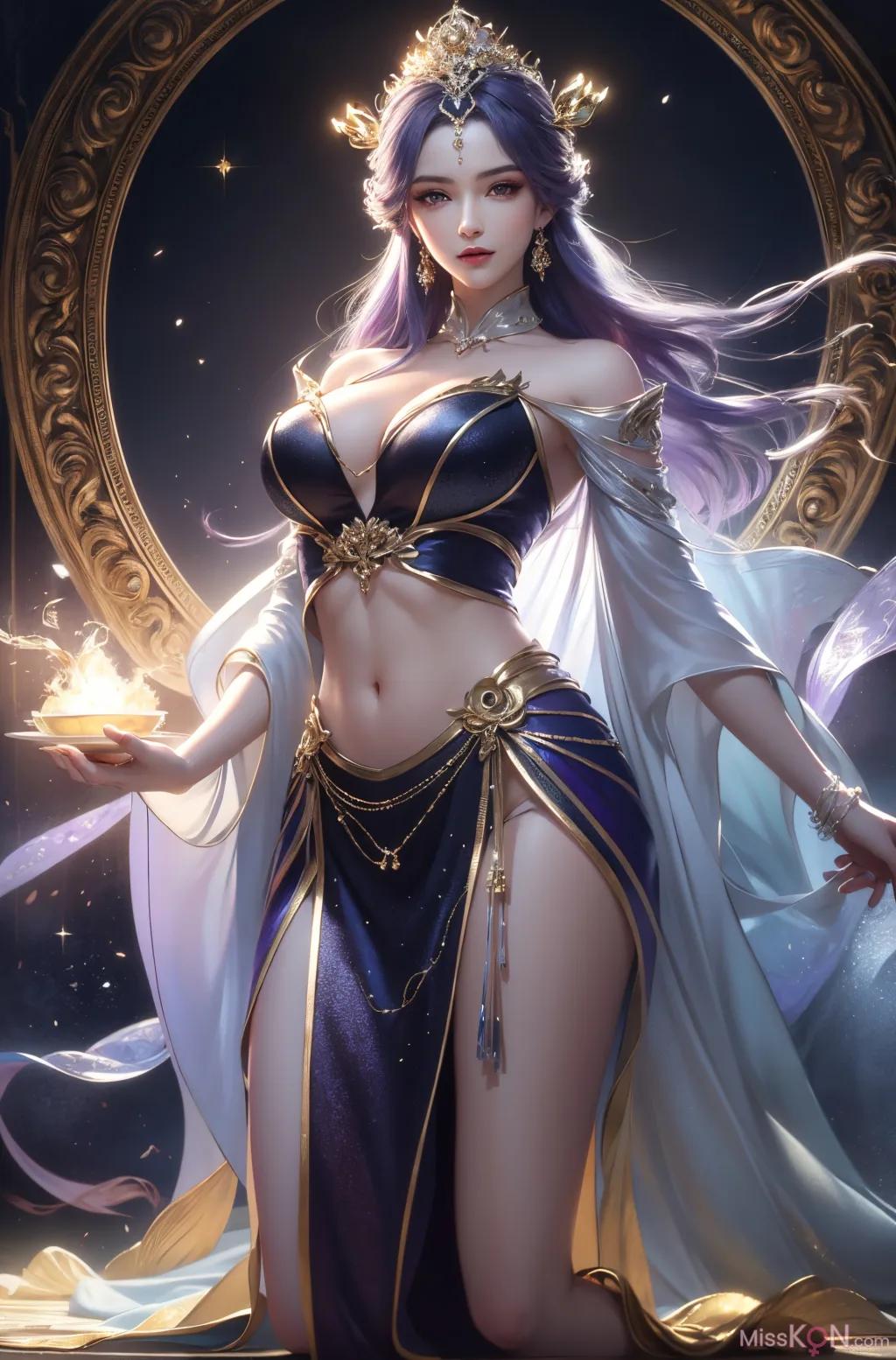 AI Generated] Bai Lian Cheng Shen - Tian Qiong [Mo Ji] (170 photos)