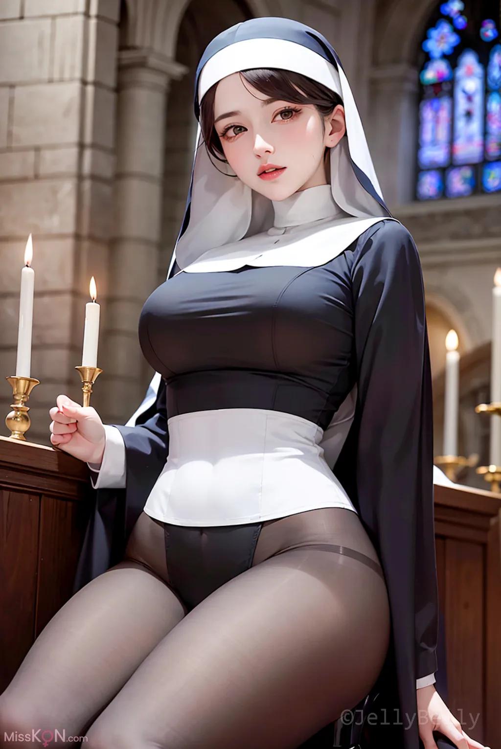 AI Generated] JellyBelly: Nun (164 photos)
