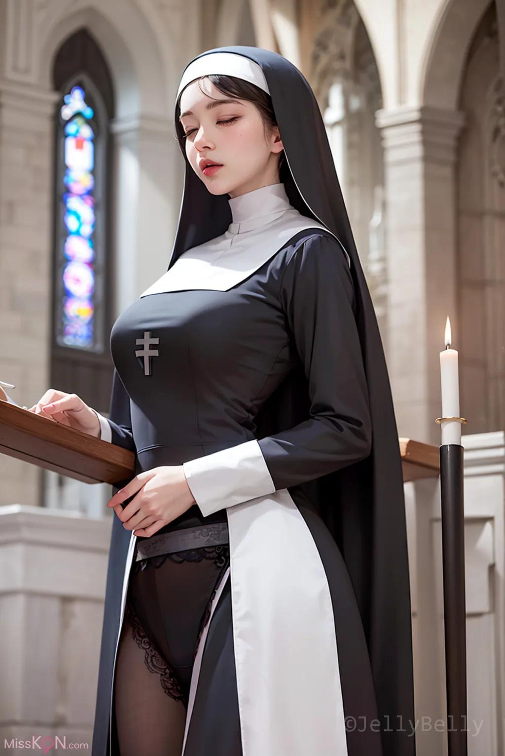 [AI Generated] JellyBelly: Nun (164 photos)