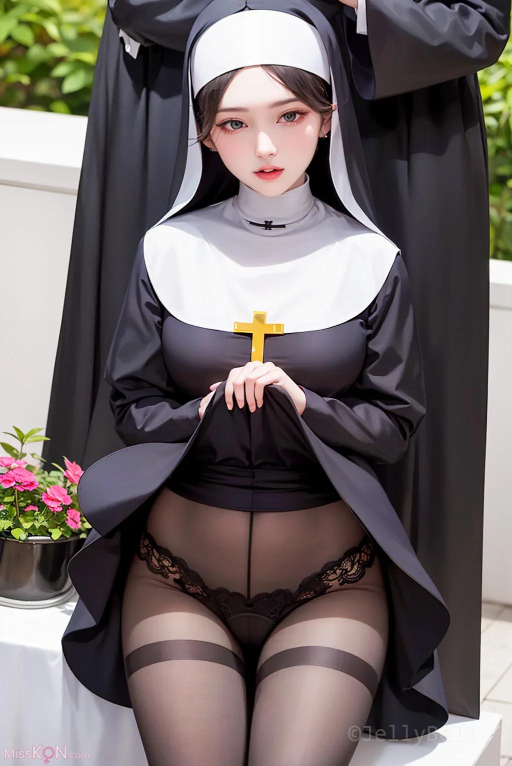 [AI Generated] JellyBelly: Nun (164 photos)