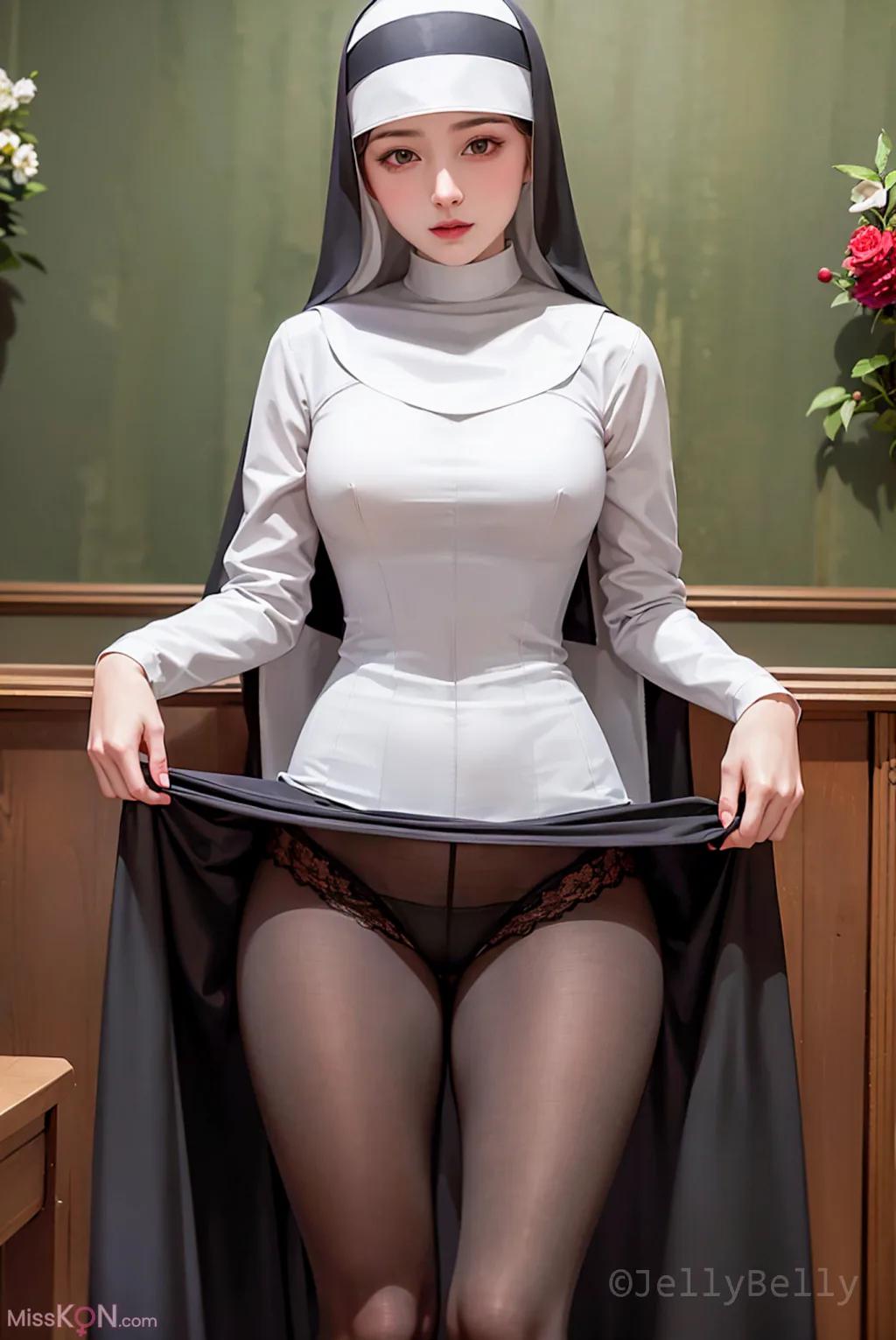 [AI Generated] JellyBelly: Nun (164 photos)