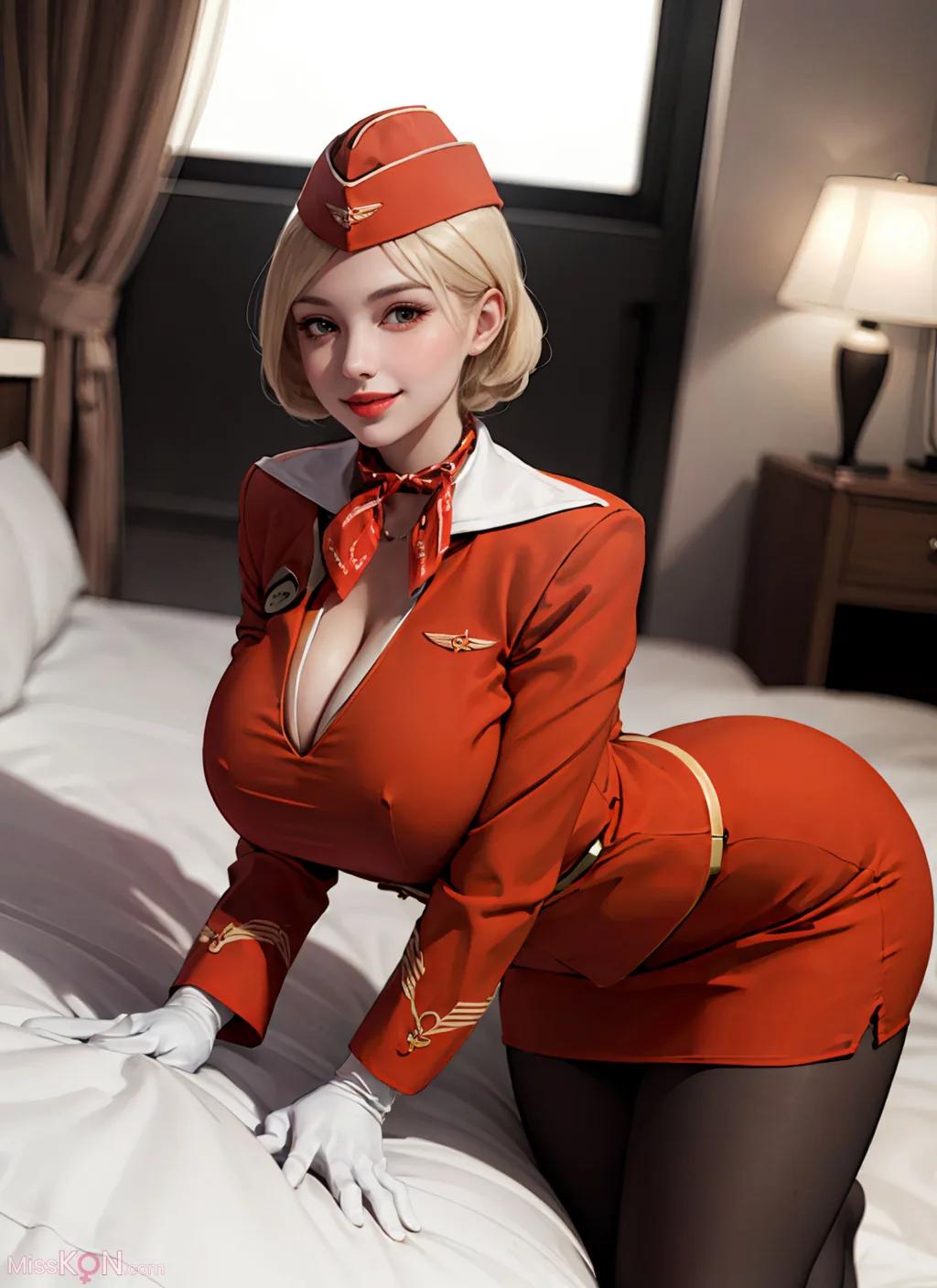 AI 生成] 美しい – Stewardess_extra (86枚の写真)