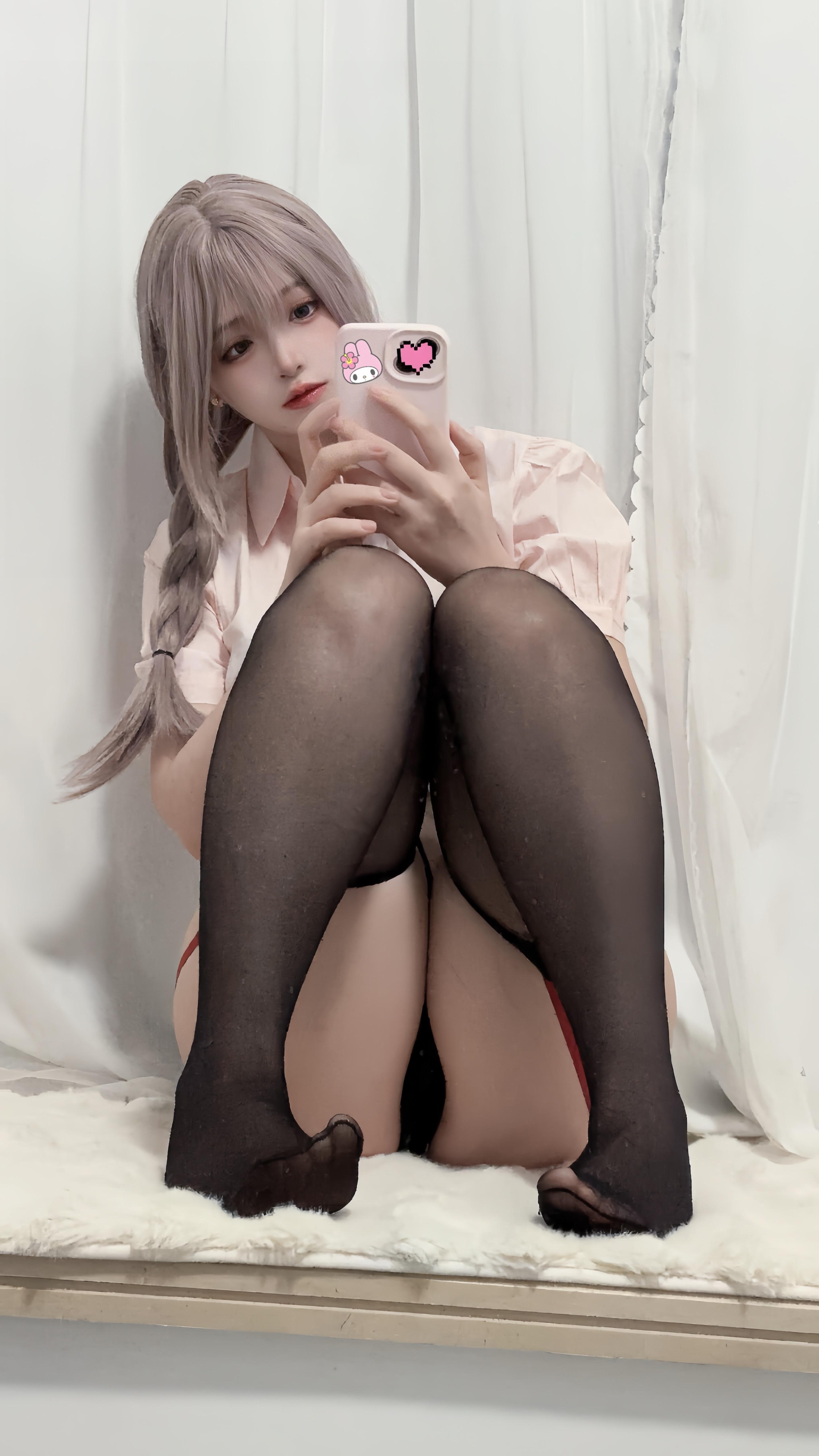 Fengmao SS 2024年1月 Fantia 黒ストッキング 79P