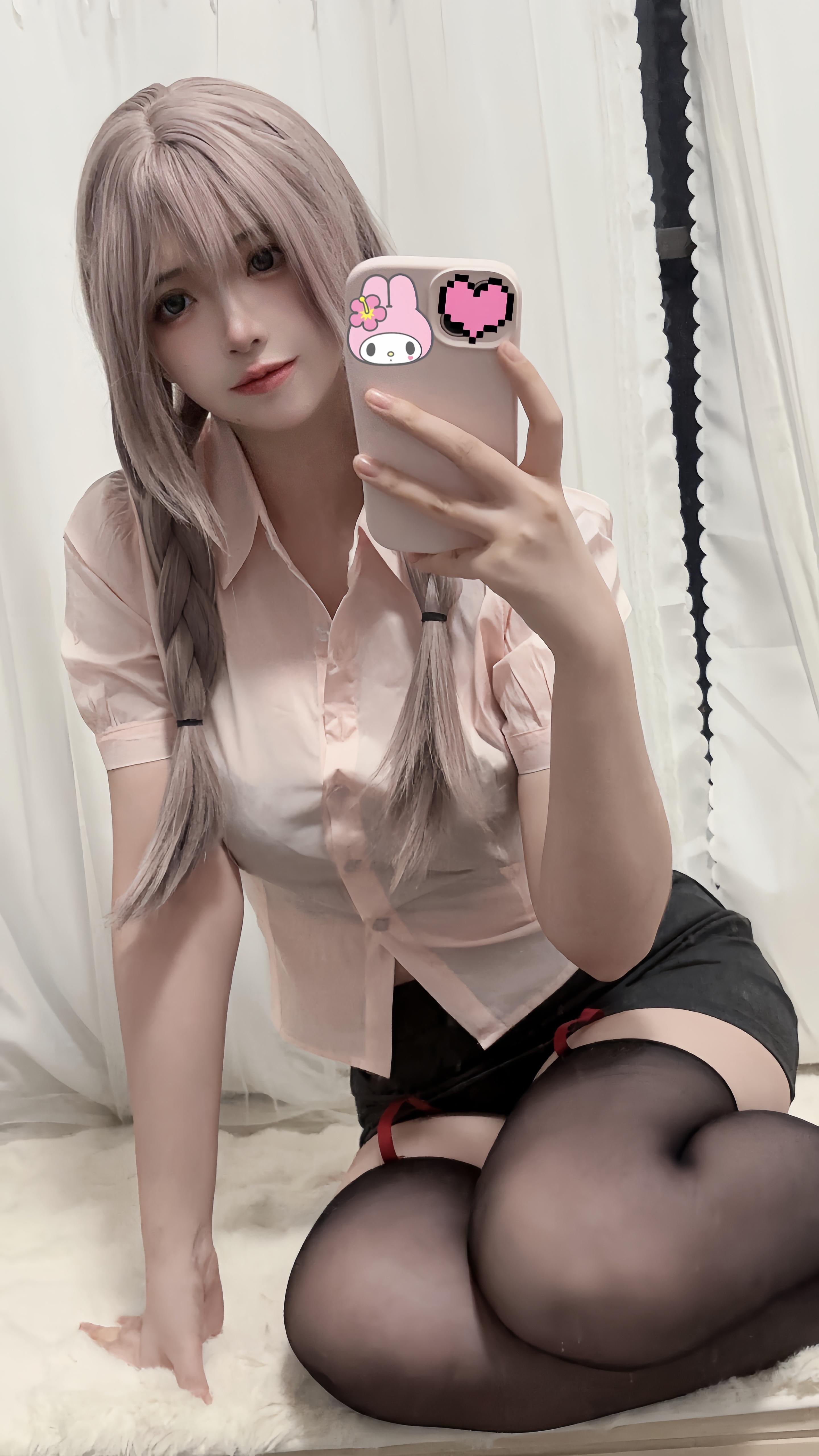 Fengmao SS 2024年1月 Fantia 黒ストッキング 79P