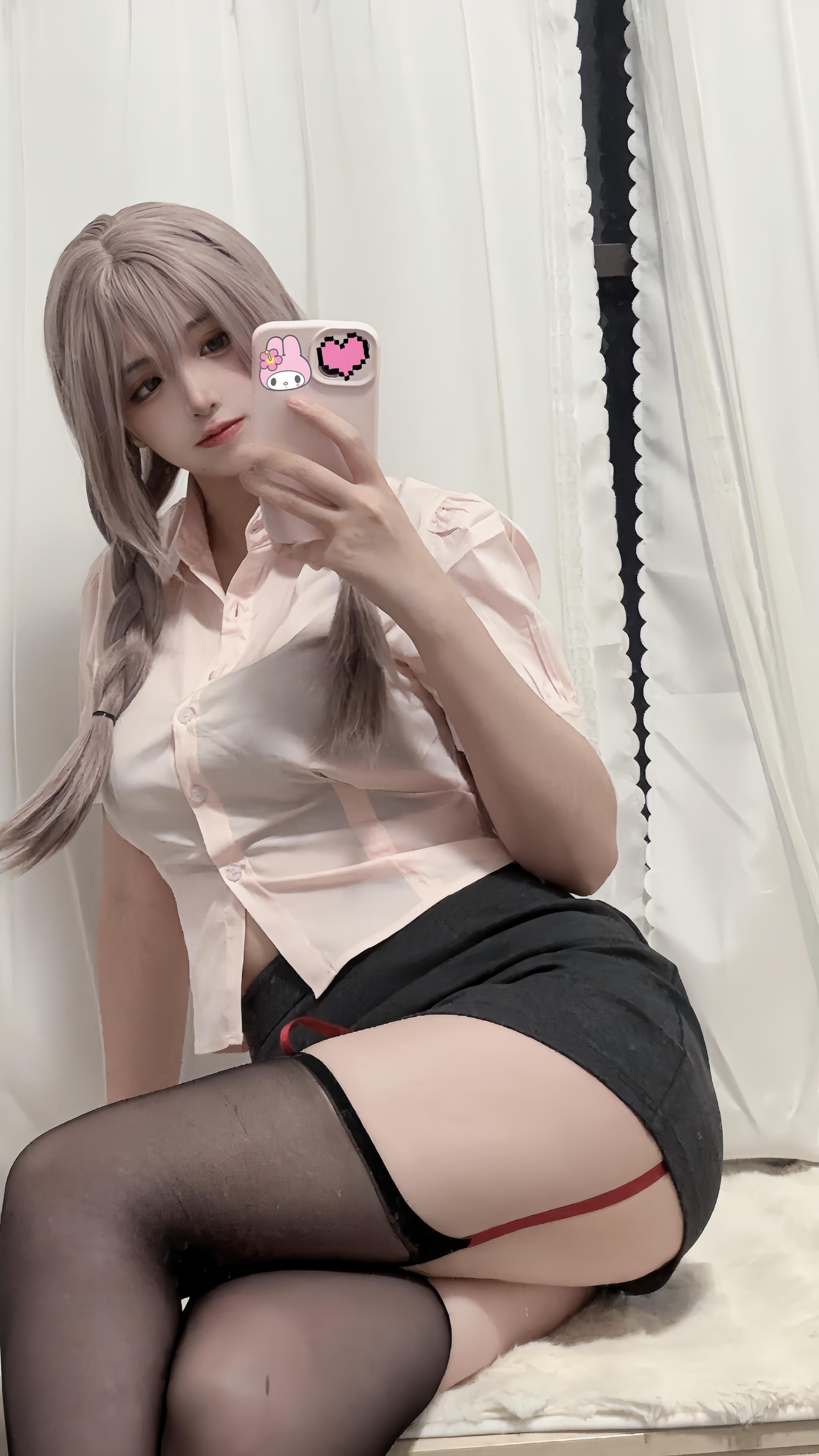 Fengmao SS 2024年1月 Fantia 黒ストッキング 79P