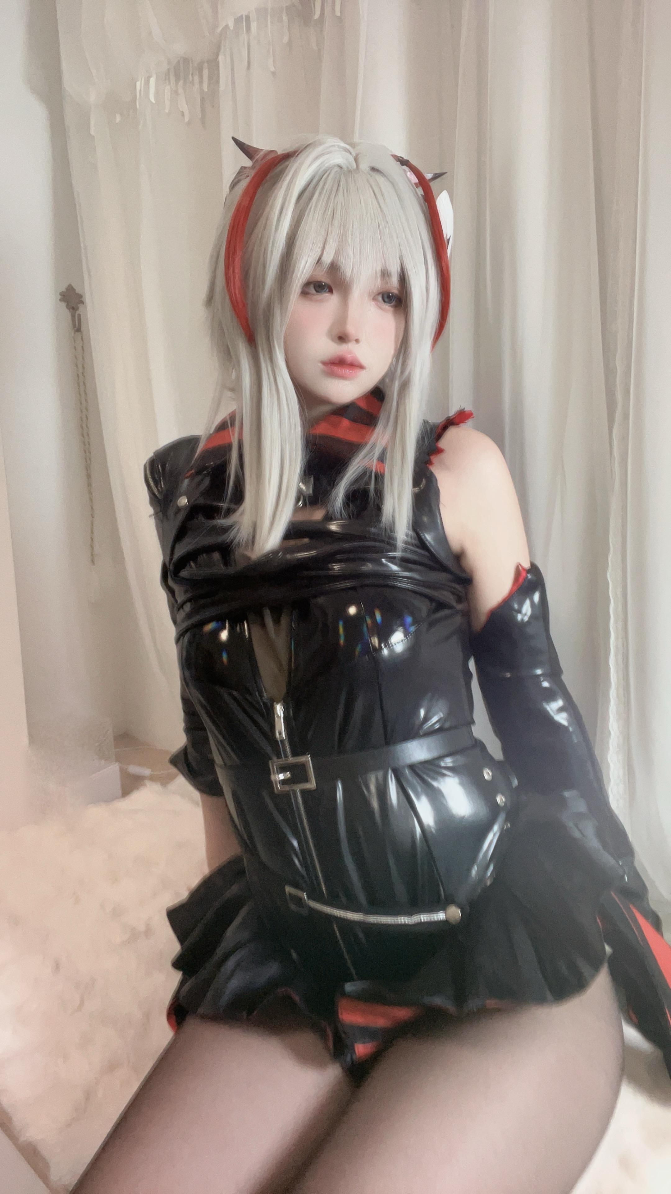 Fengmao SS 2024年1月 Fantia 黒ストッキング 79P