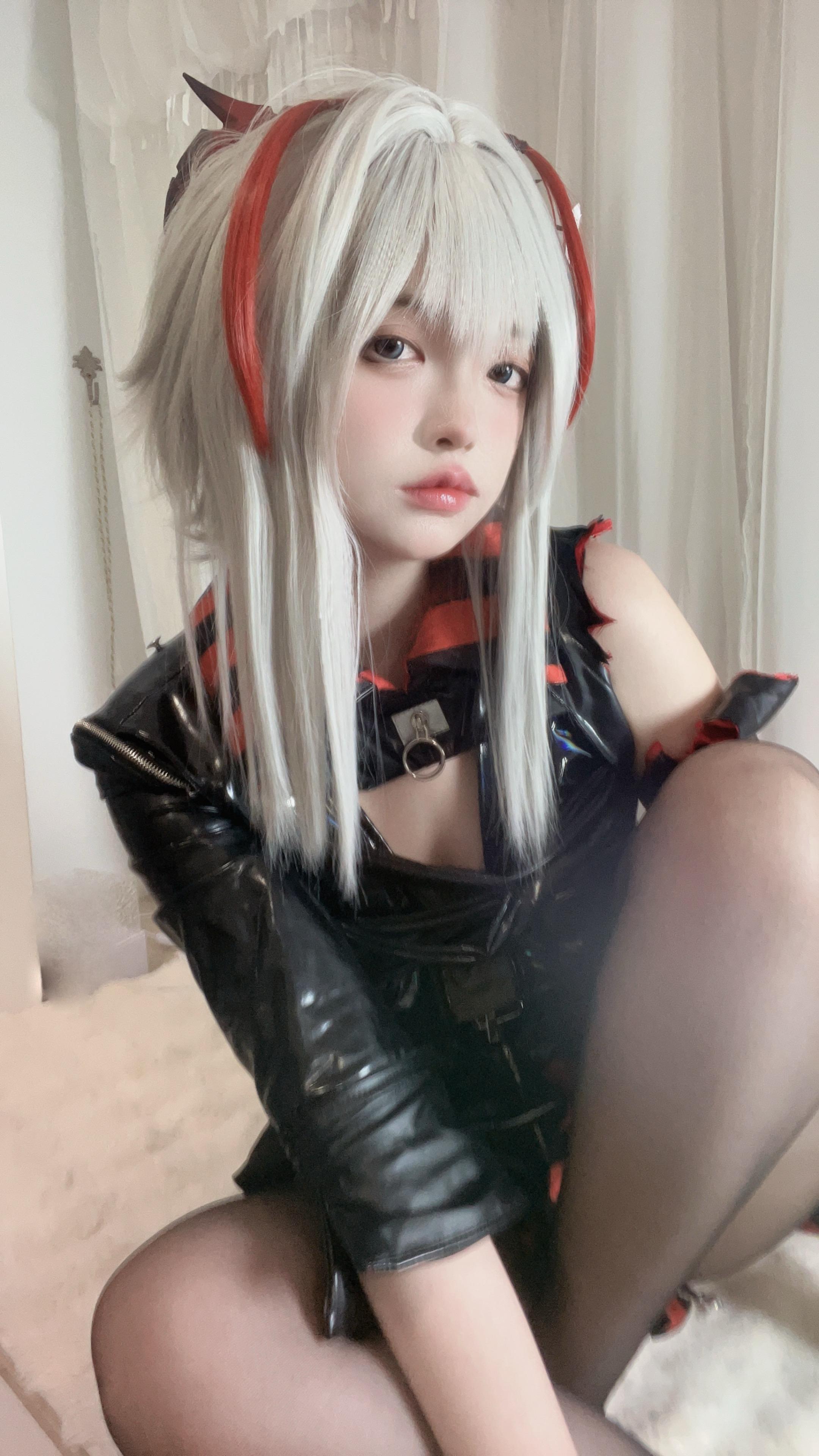 Fengmao SS 2024年1月 Fantia 黒ストッキング 79P