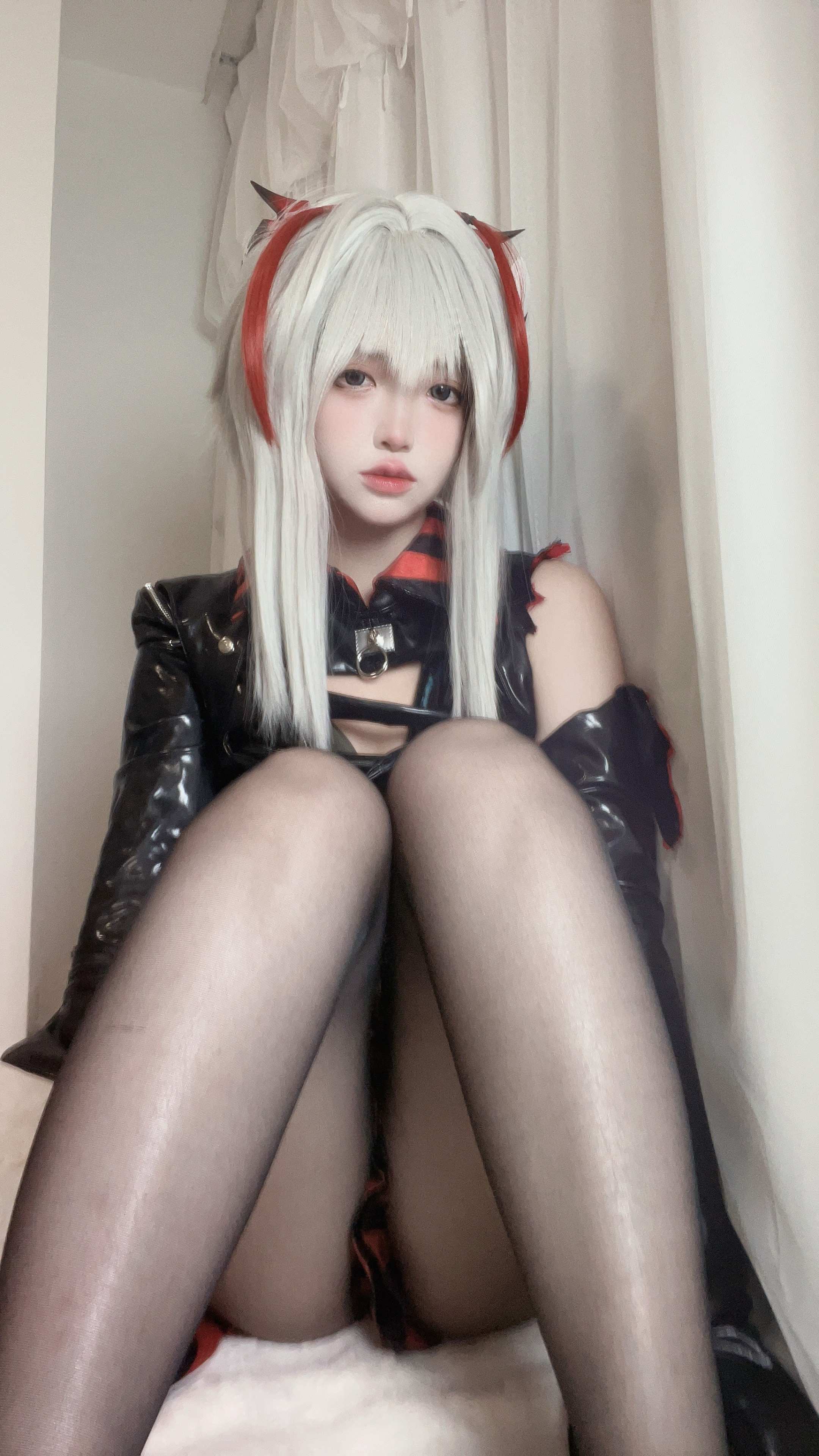 Fengmao SS 2024年1月 Fantia 黒ストッキング 79P