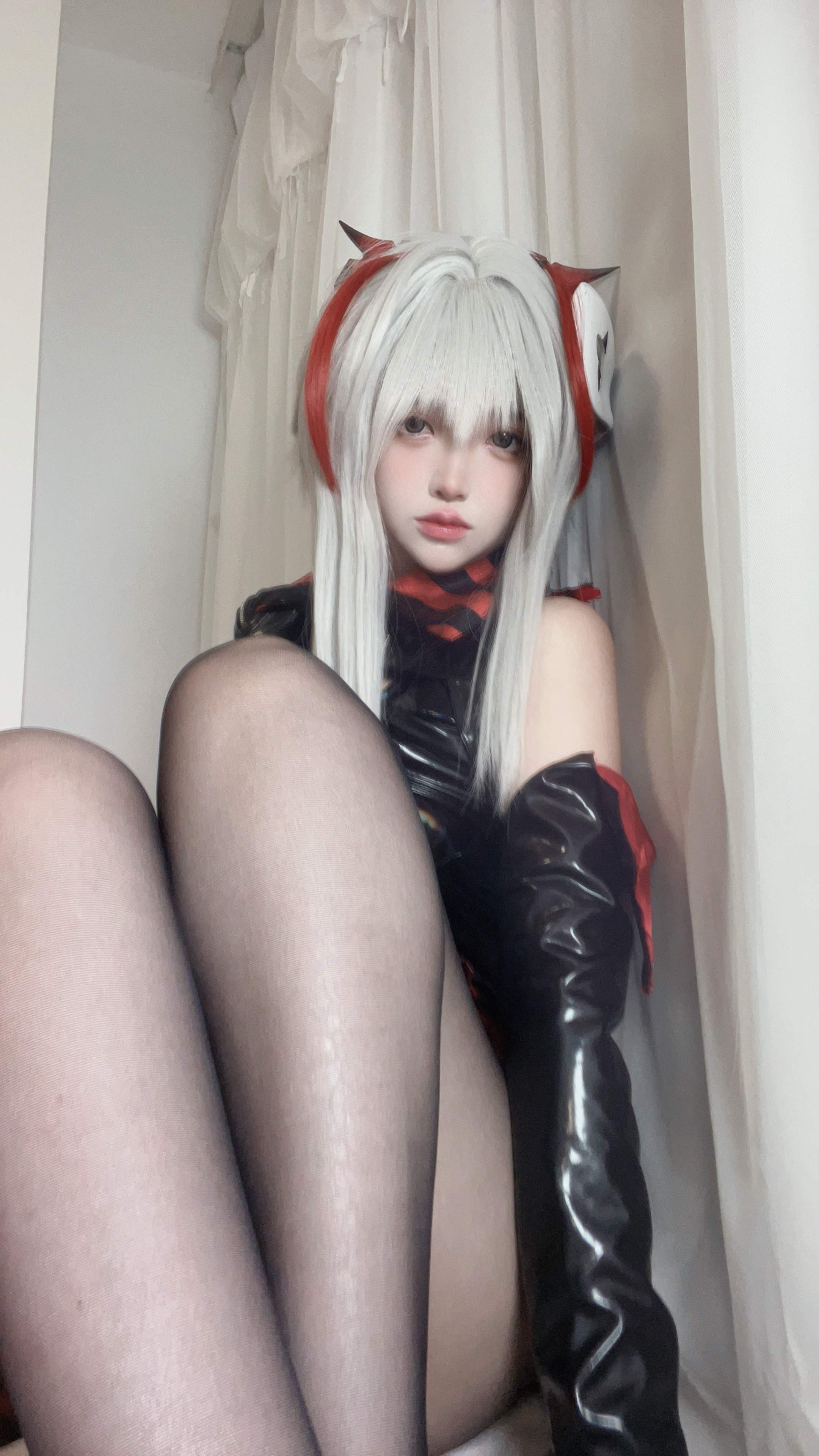 Fengmao SS 2024年1月 Fantia 黒ストッキング 79P
