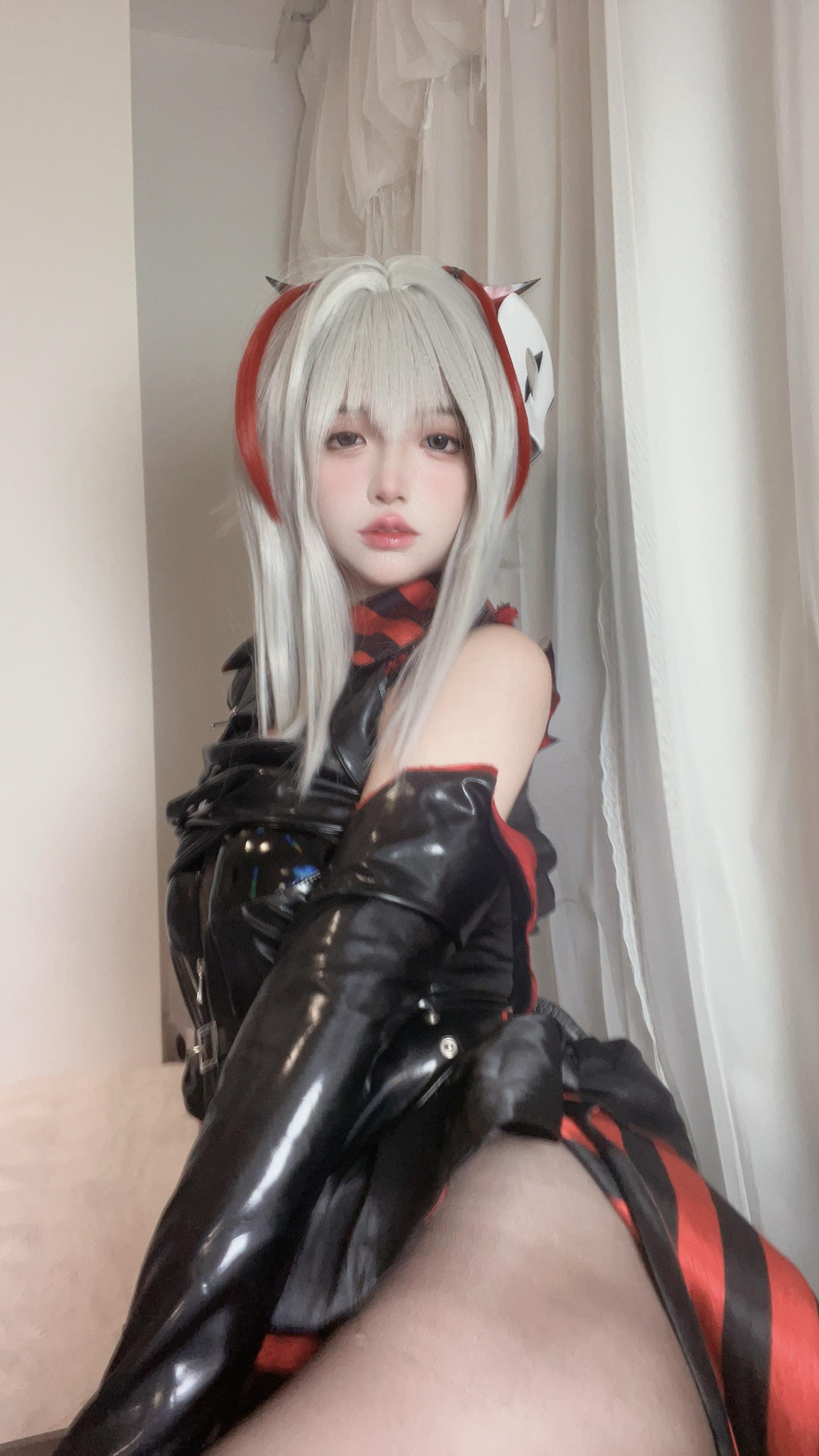Fengmao SS 2024年1月 Fantia 黒ストッキング 79P