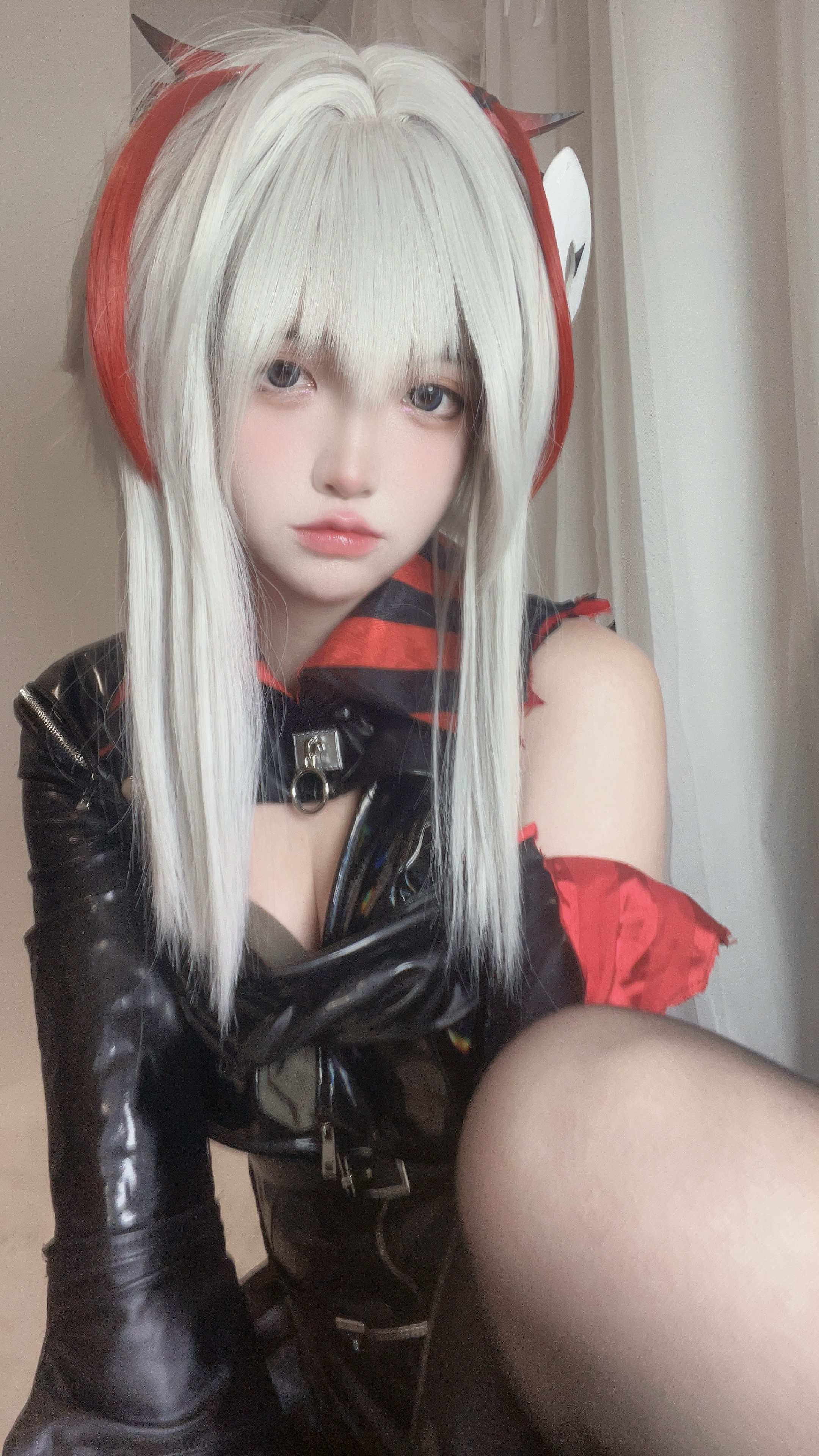 Fengmao SS 2024年1月 Fantia 黒ストッキング 79P