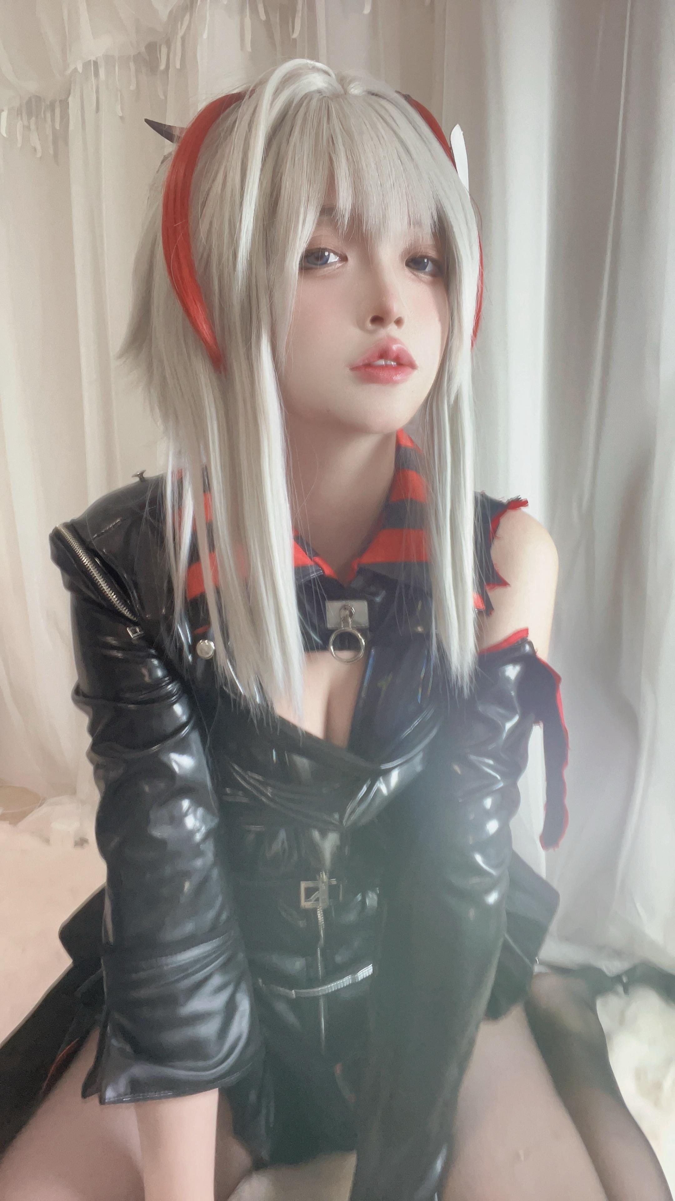 Fengmao SS 2024年1月 Fantia 黒ストッキング 79P