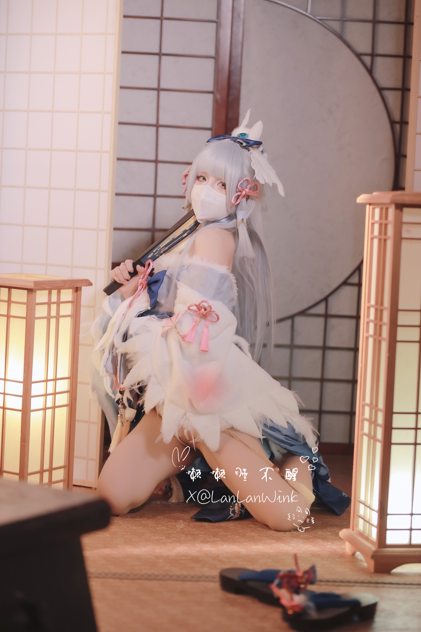 福利姬 懶懶睡不醒 LanLanWink - 神里綾華