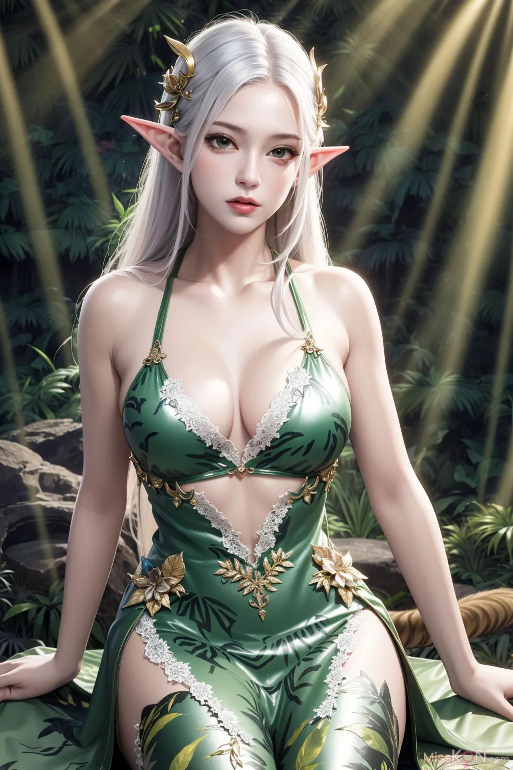 AI Generated] Beautiful – Jungle Elf_extra (150 photos)