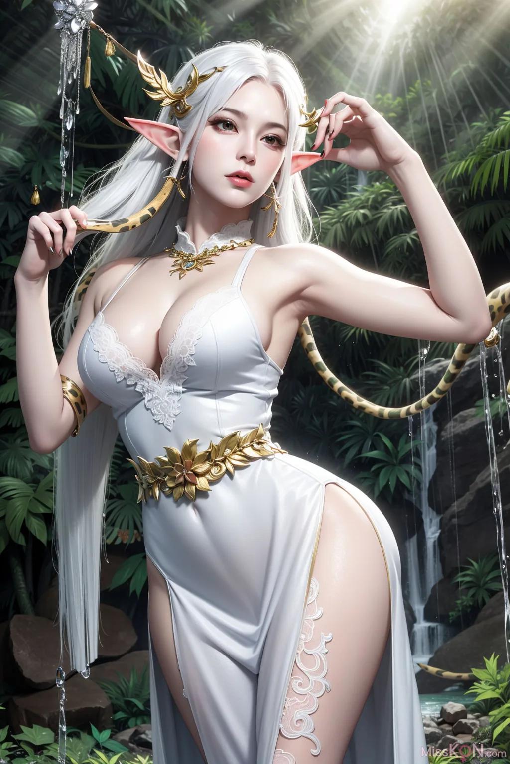 AI Generated] Beautiful – Jungle Elf_extra (150 photos)