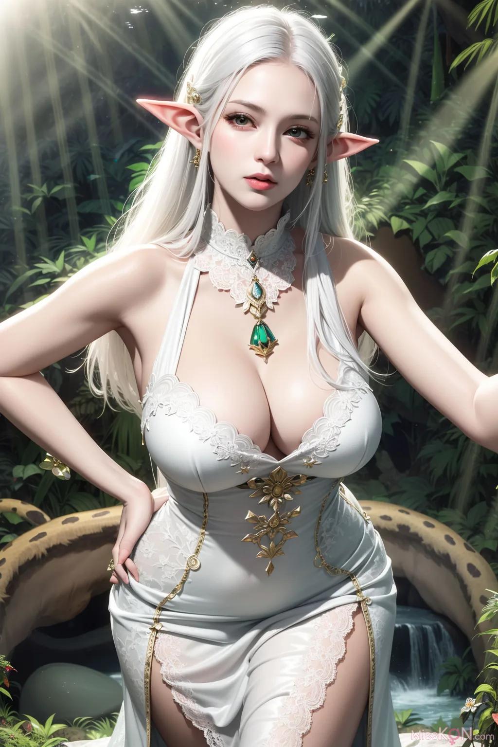 AI Generated] Beautiful – Jungle Elf_extra (150 photos)