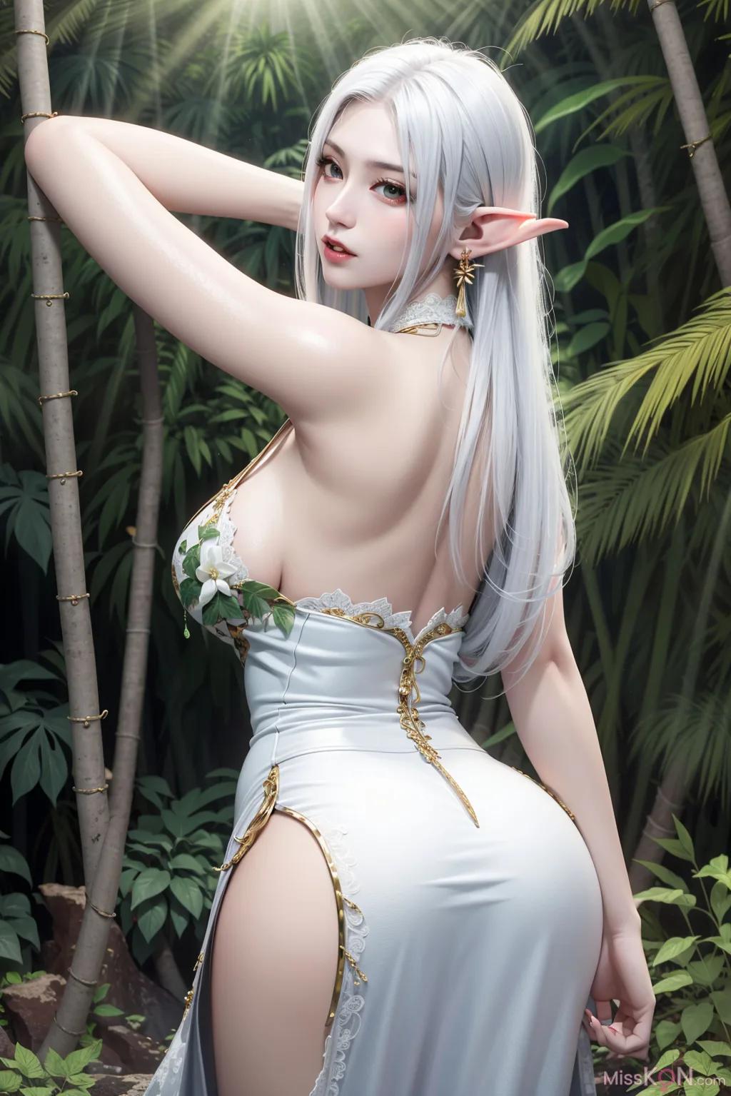 [AI Generated] Beautiful – Jungle Elf_extra (150 photos)