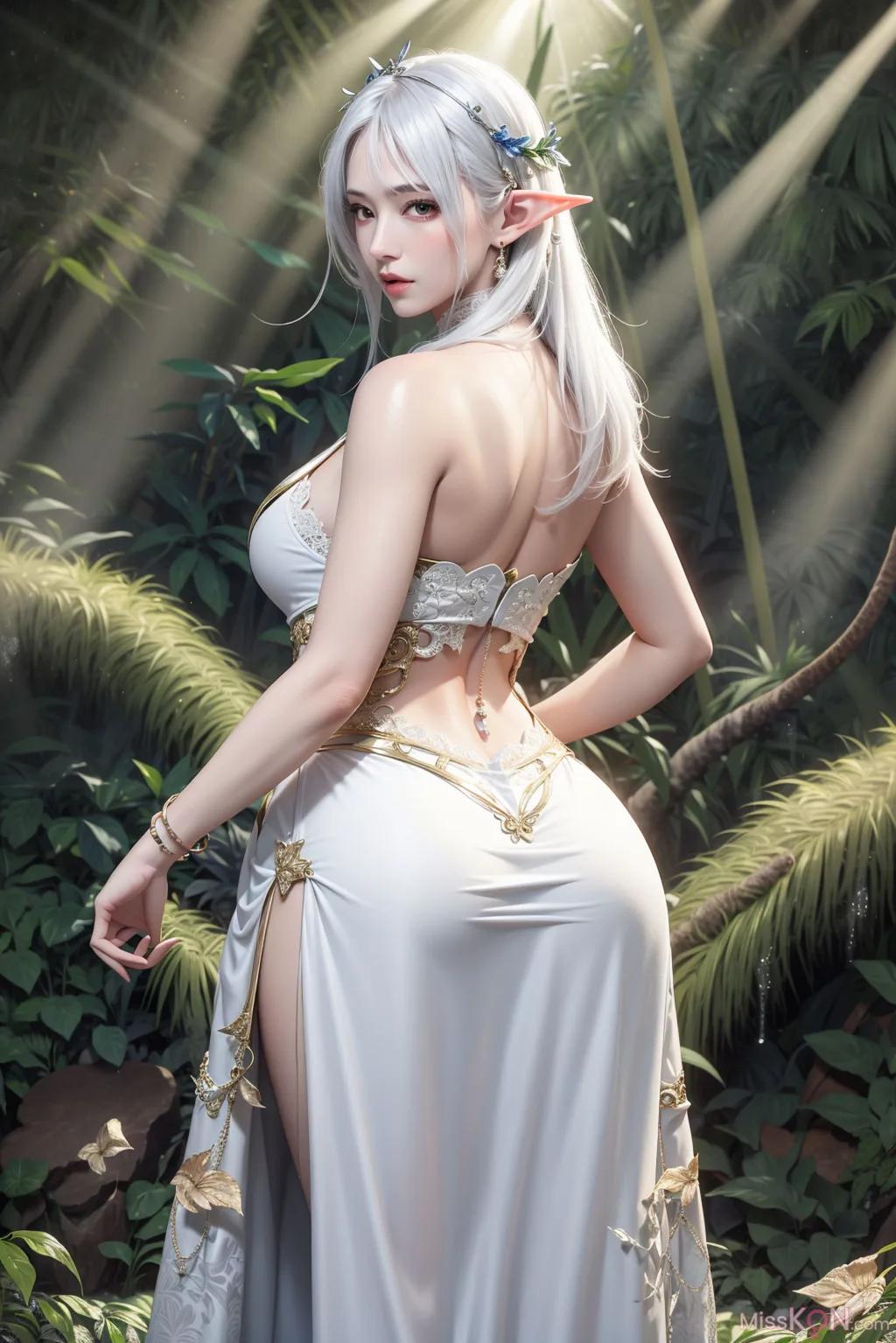 [AI Generated] Beautiful – Jungle Elf_extra (150 photos)