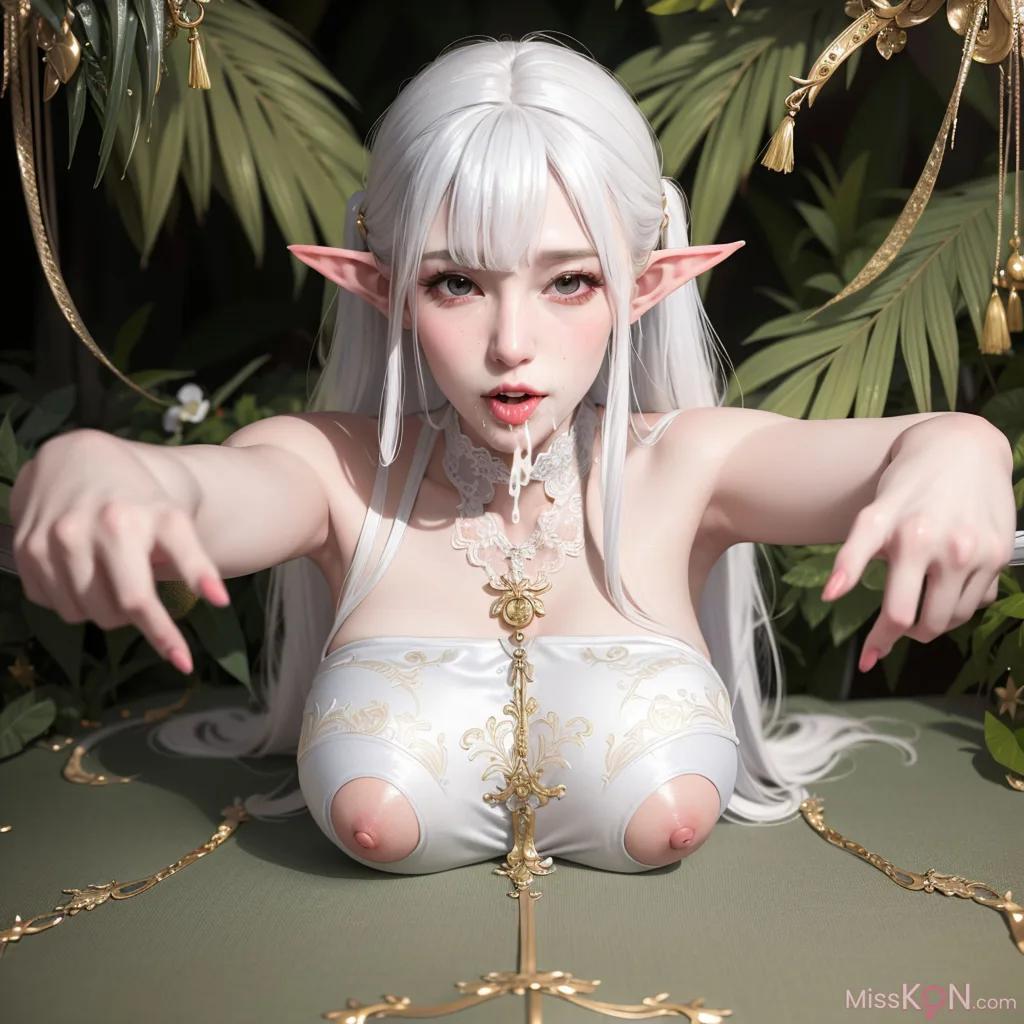 [AI Generated] Beautiful – Jungle Elf_extra (150 photos)
