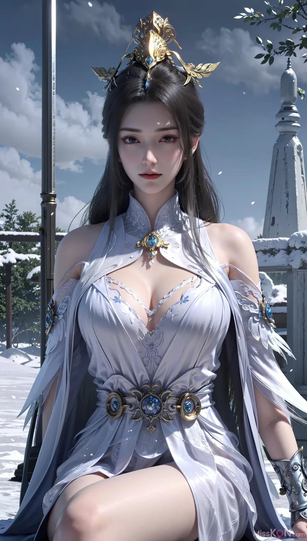 AI Generated] Lady + Lady Page Game Version [Ink Marks] (178 photos)