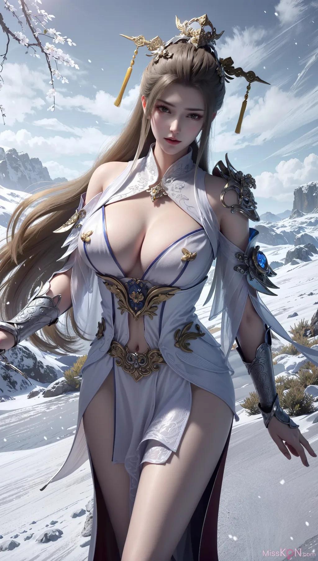 AI Generated] Lady + Lady Page Game Version [Ink Marks] (178 photos)