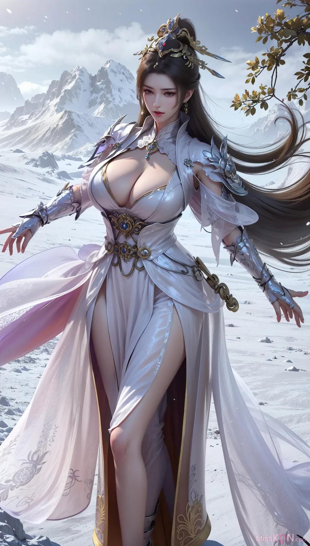 AI Generated] Lady + Lady Page Game Version [Ink Marks] (178 photos)