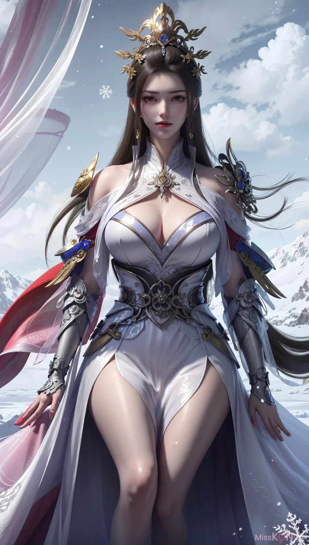 AI Generated] Lady + Lady Page Game Version [Ink Marks] (178 photos)