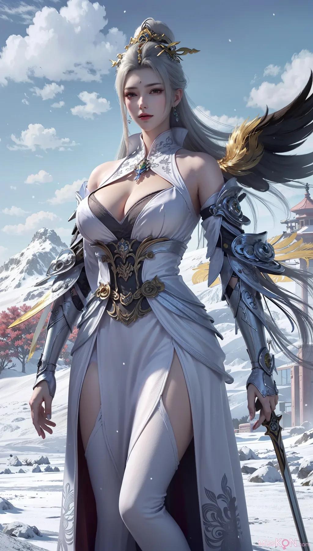 AI 生成] 女将+女将ウェブゲーム版【墨跡】 (178枚の写真)