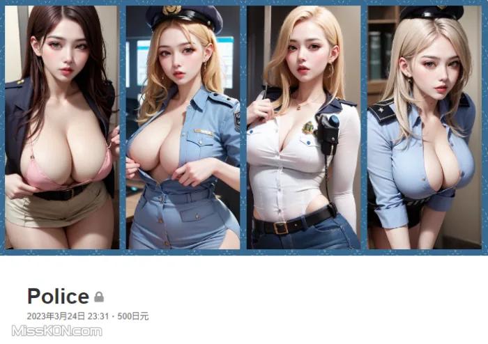 [AI Generated] JellyBelly: Police (419 photos)