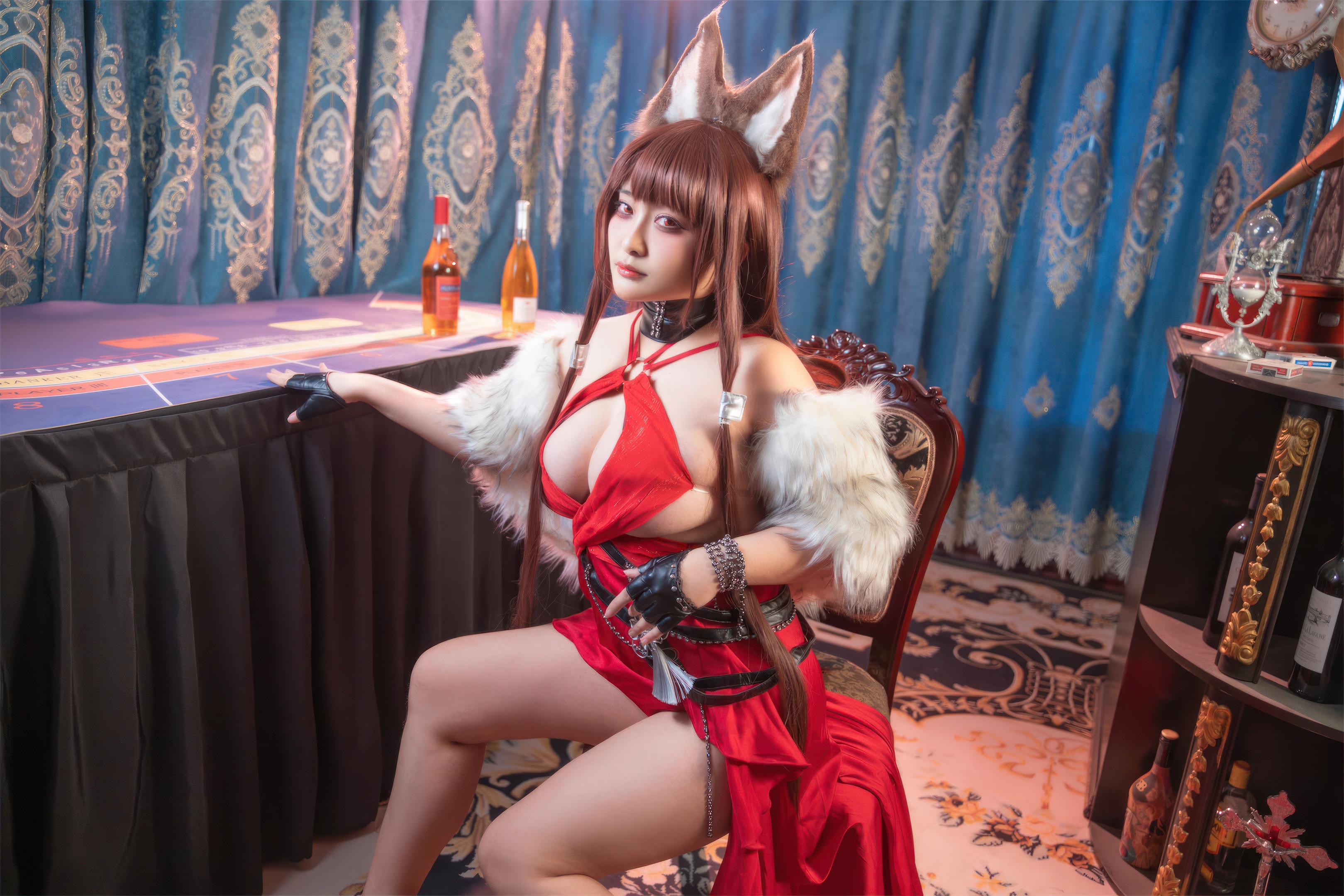 Lạc Ly  belle SAMA - Azur Lane Akagi Lễ phục 53P