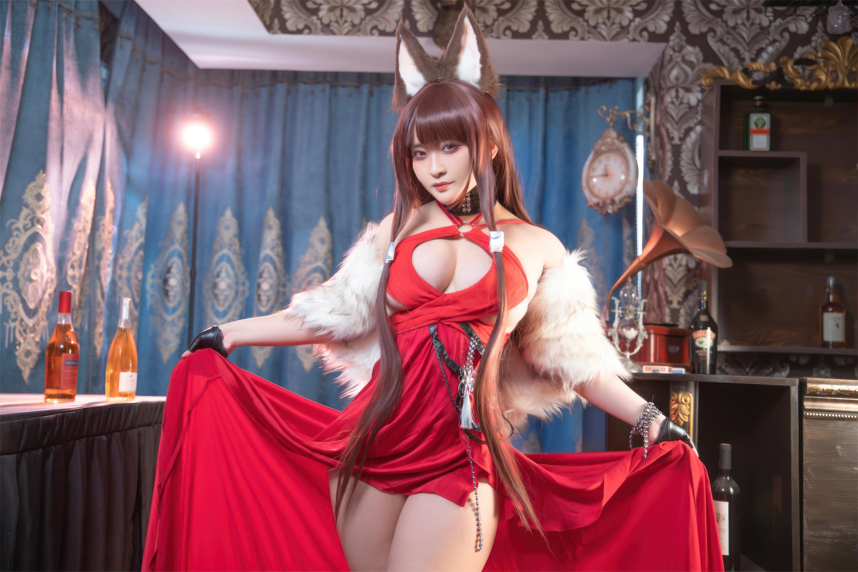 Lạc Ly  belle SAMA - Azur Lane Akagi Lễ phục 53P