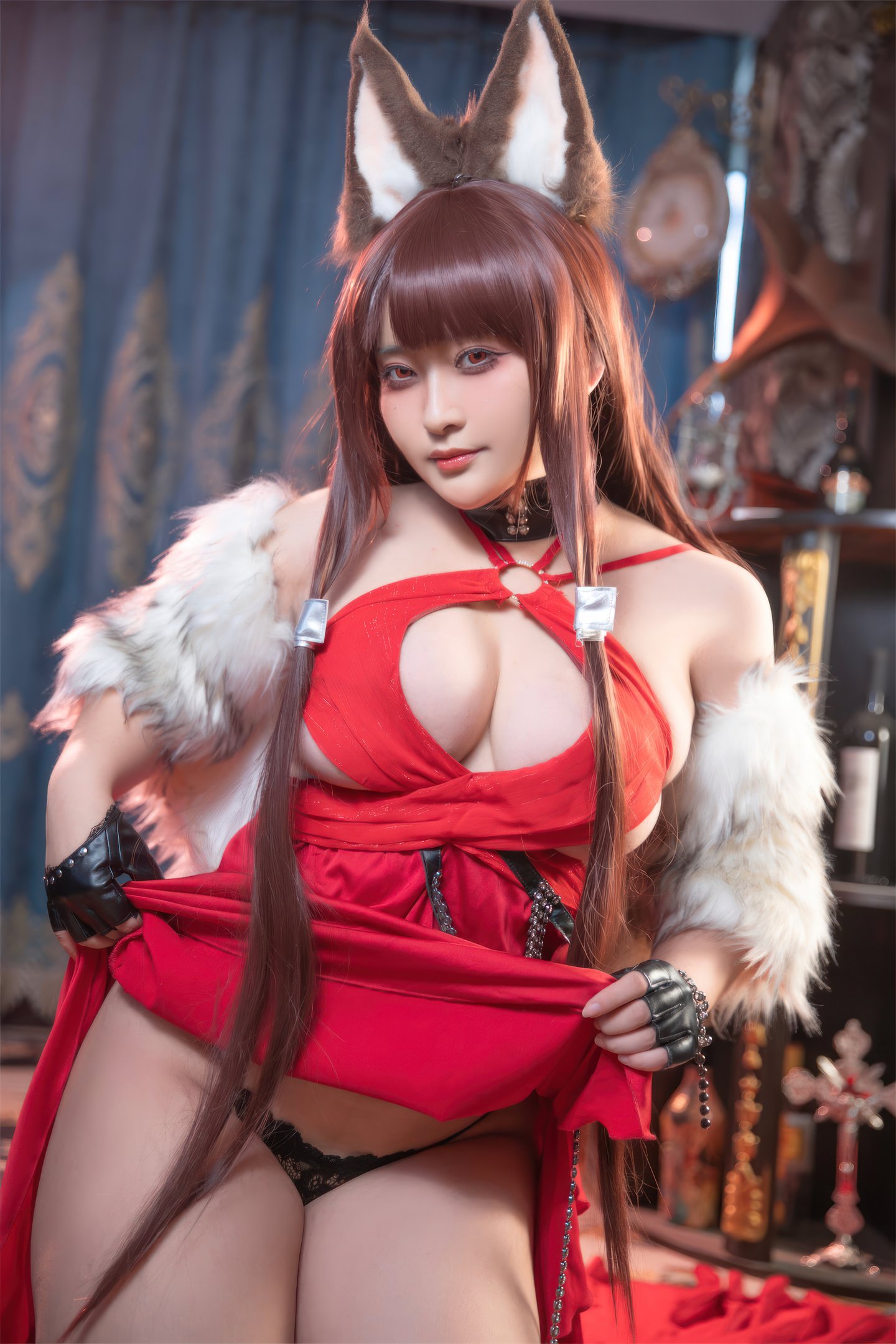 Lạc Ly  belle SAMA - Azur Lane Akagi Lễ phục 53P