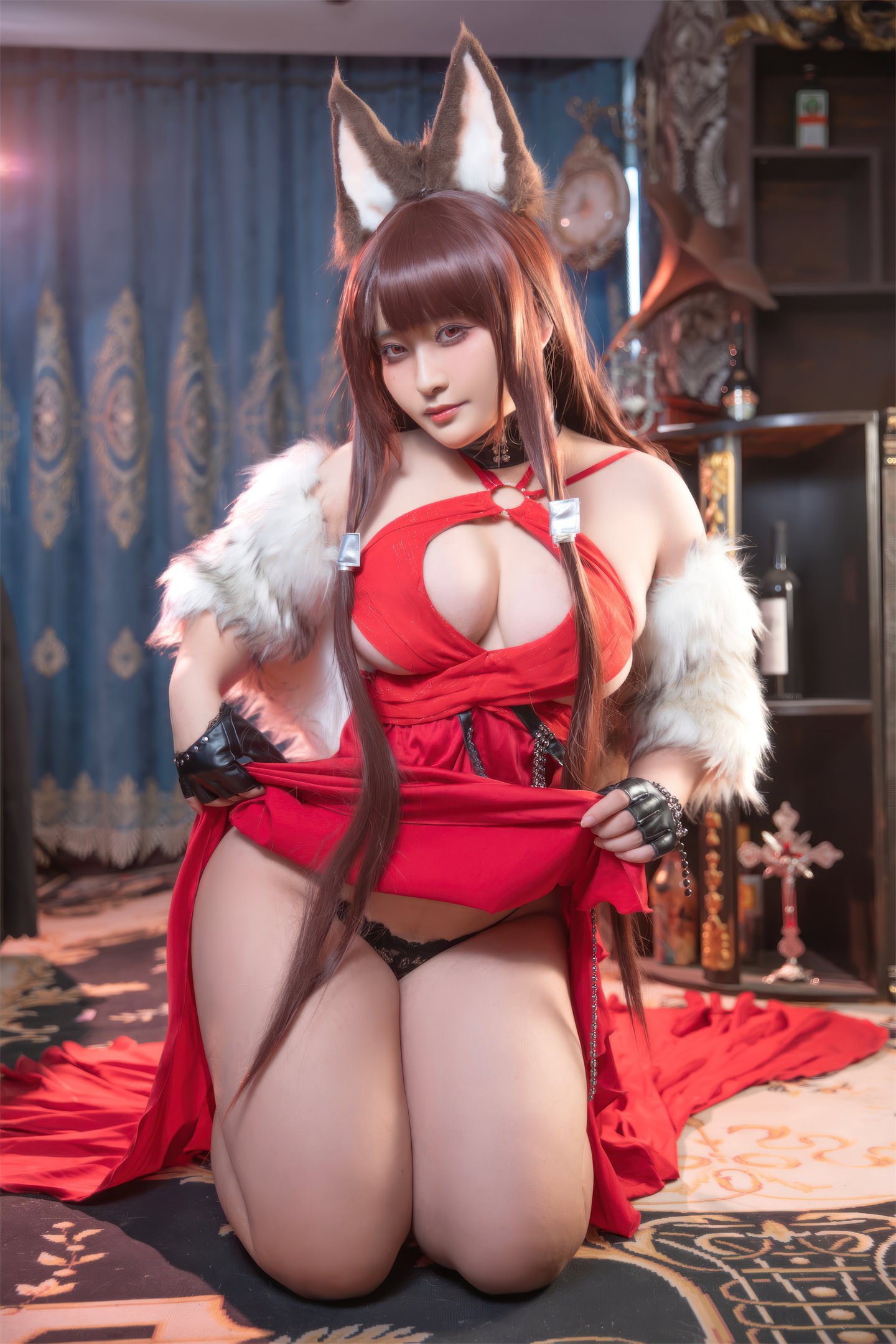 Lạc Ly  belle SAMA - Azur Lane Akagi Lễ phục 53P