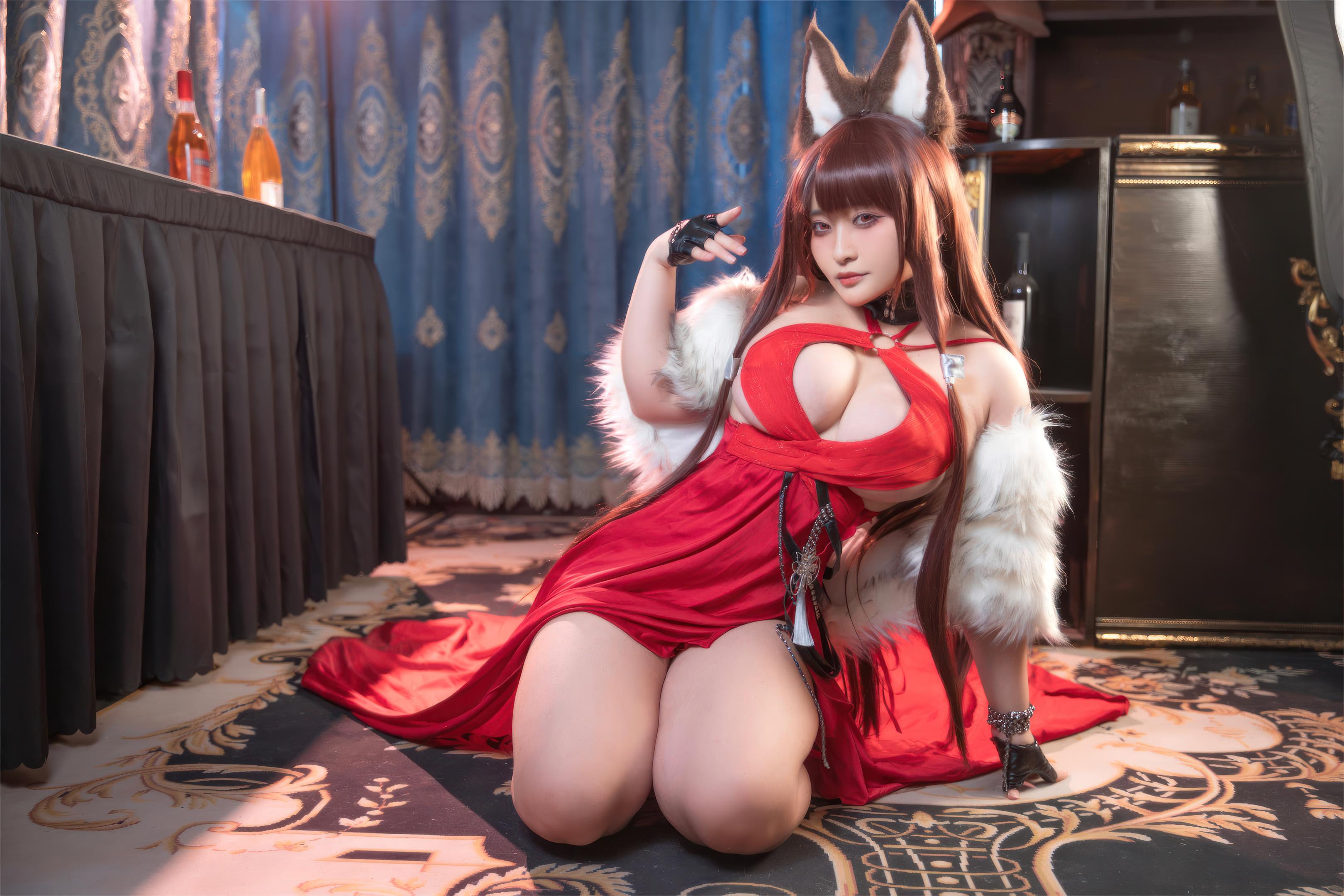 Lạc Ly  belle SAMA - Azur Lane Akagi Lễ phục 53P