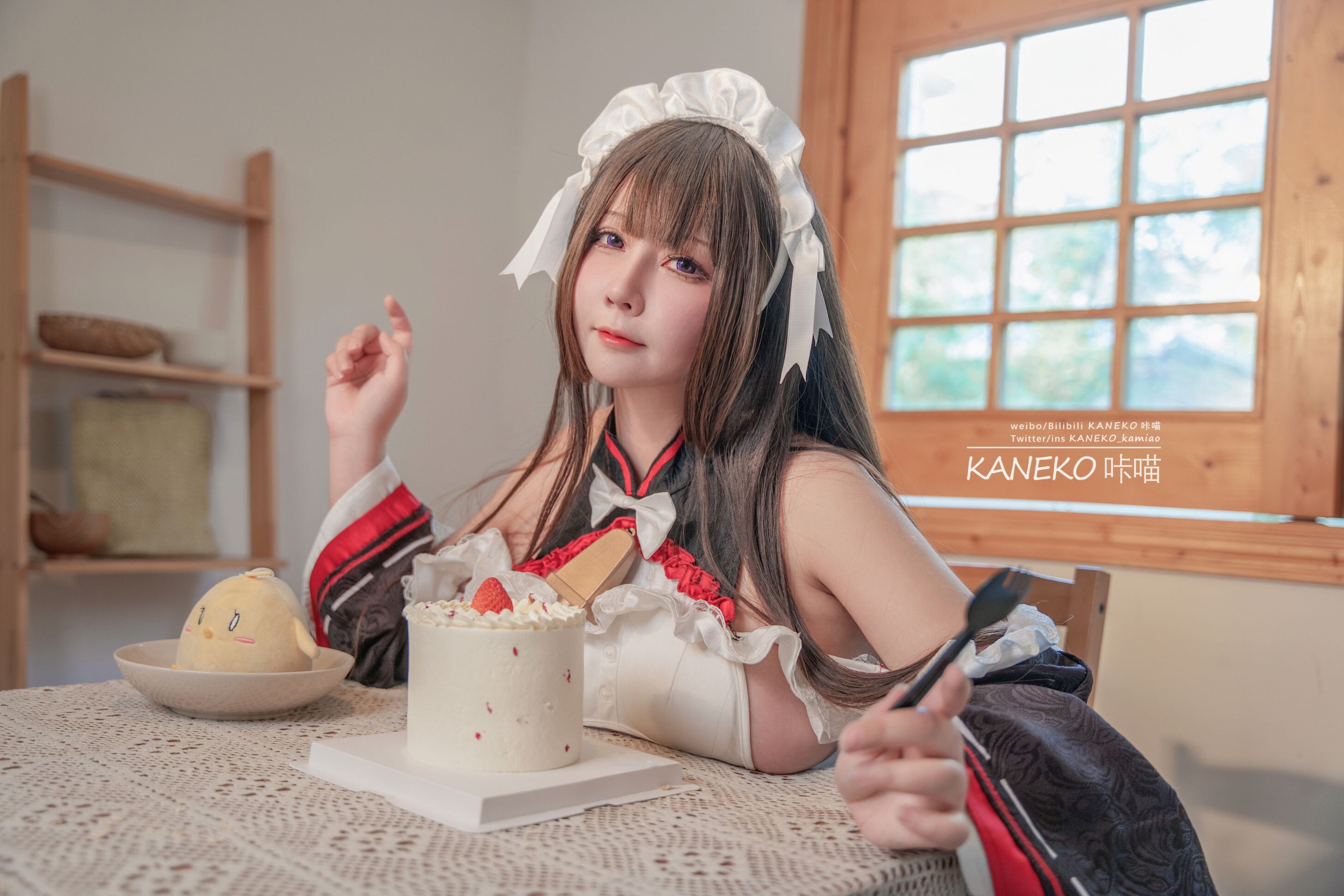 KANEKO_咔喵 - Kashino Nyu Nyu Maid 35P2V