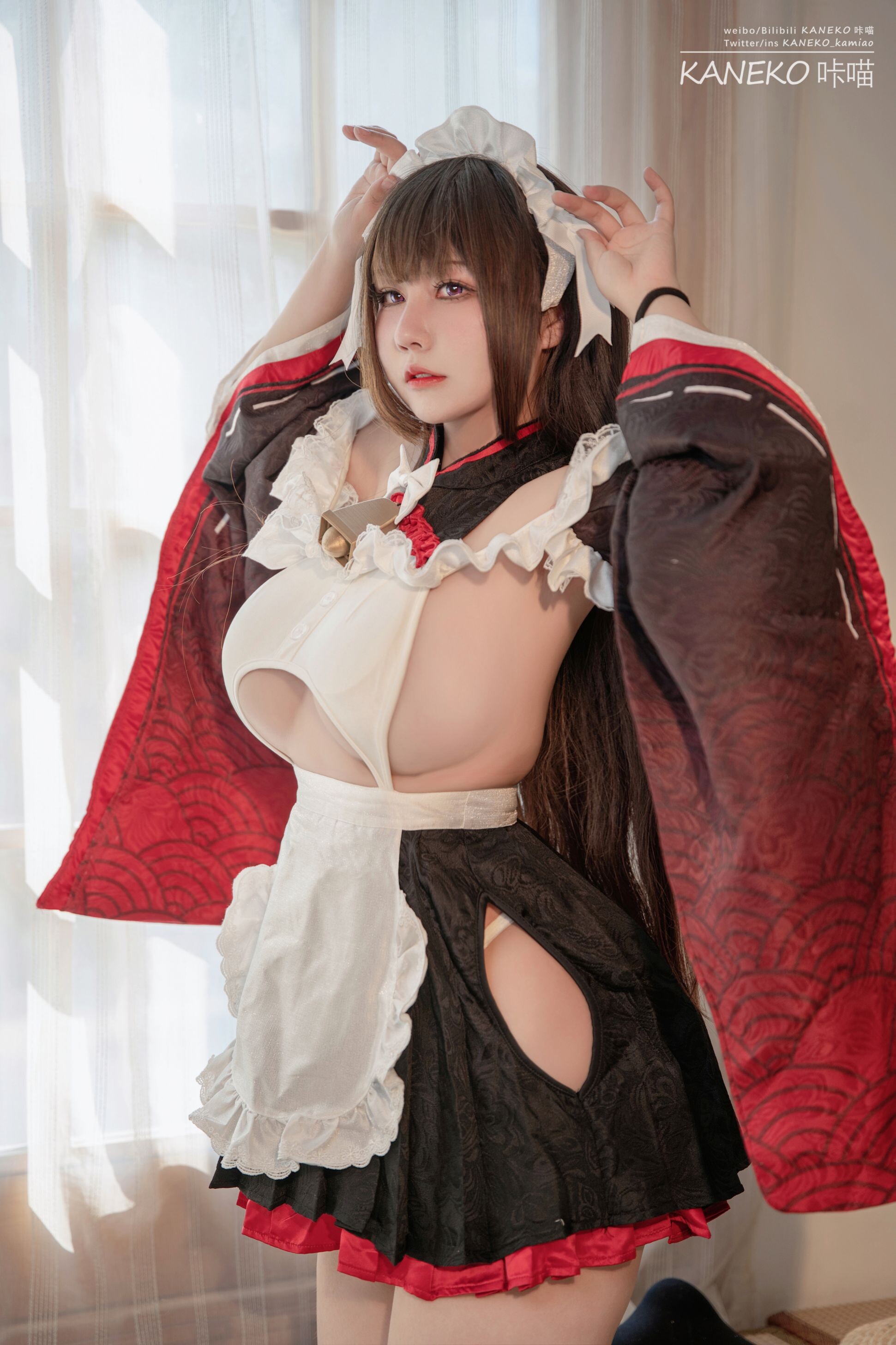 KANEKO_咔喵 - Kashino Nyu Nyu Maid 35P2V