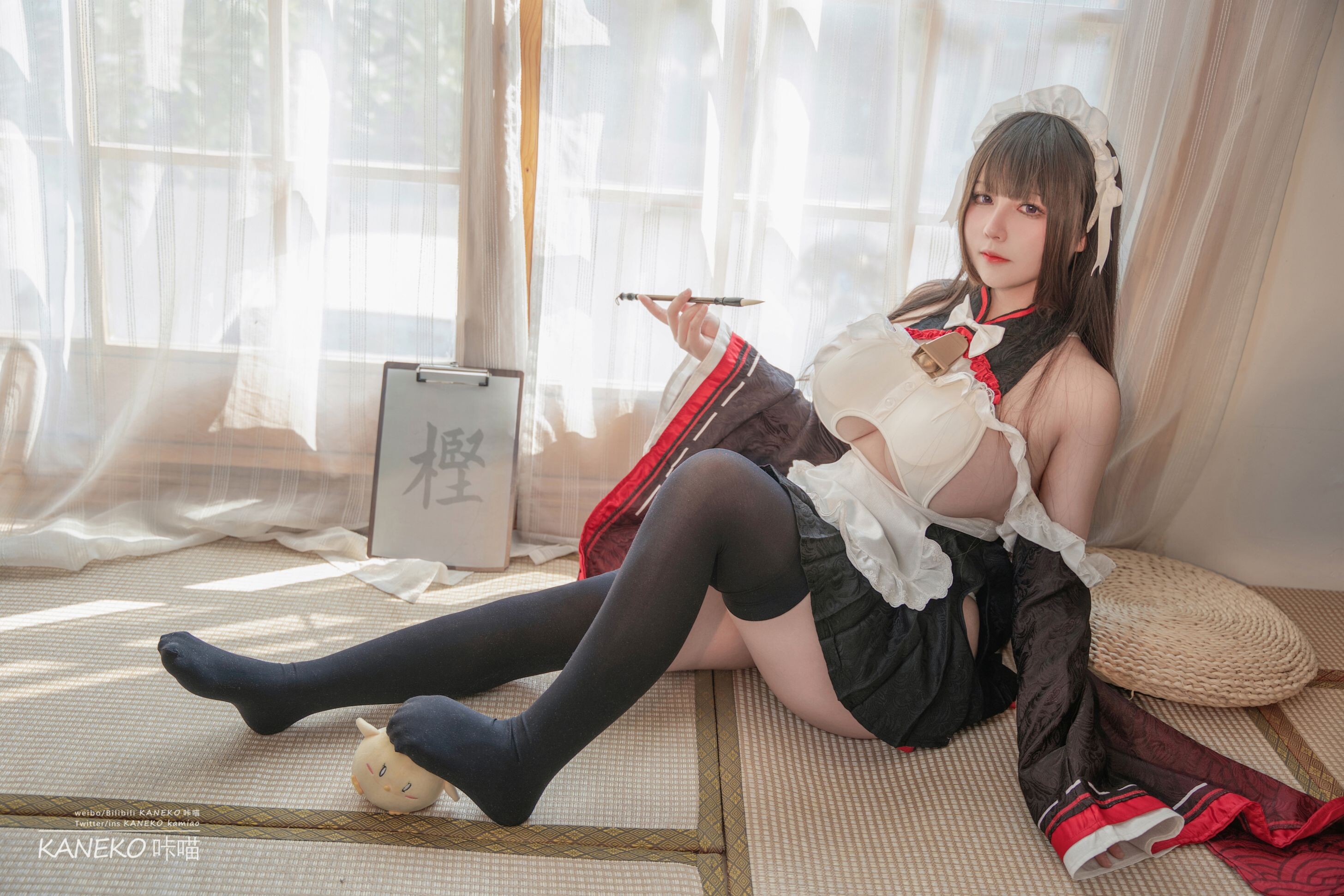 KANEKO_咔喵 - Kashino Nyu Nyu Maid 35P2V