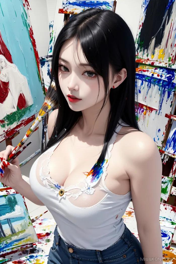 AI Generated] 아름다운: 회화 예술_extra (130장 사진)
