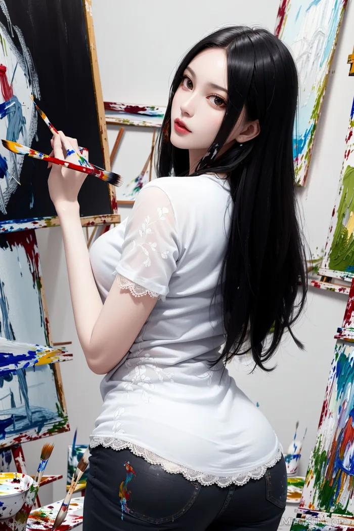 AI Generated] 아름다운: 회화 예술_extra (130장 사진)